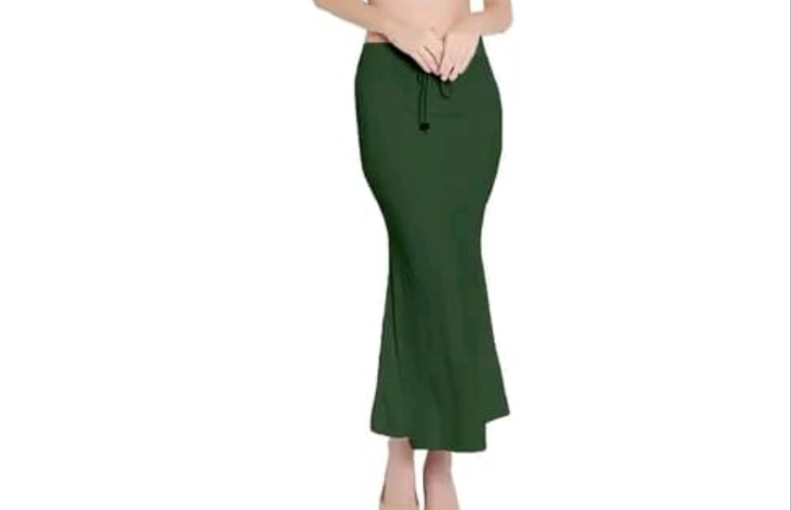 Green Saree Shapewear Skirt