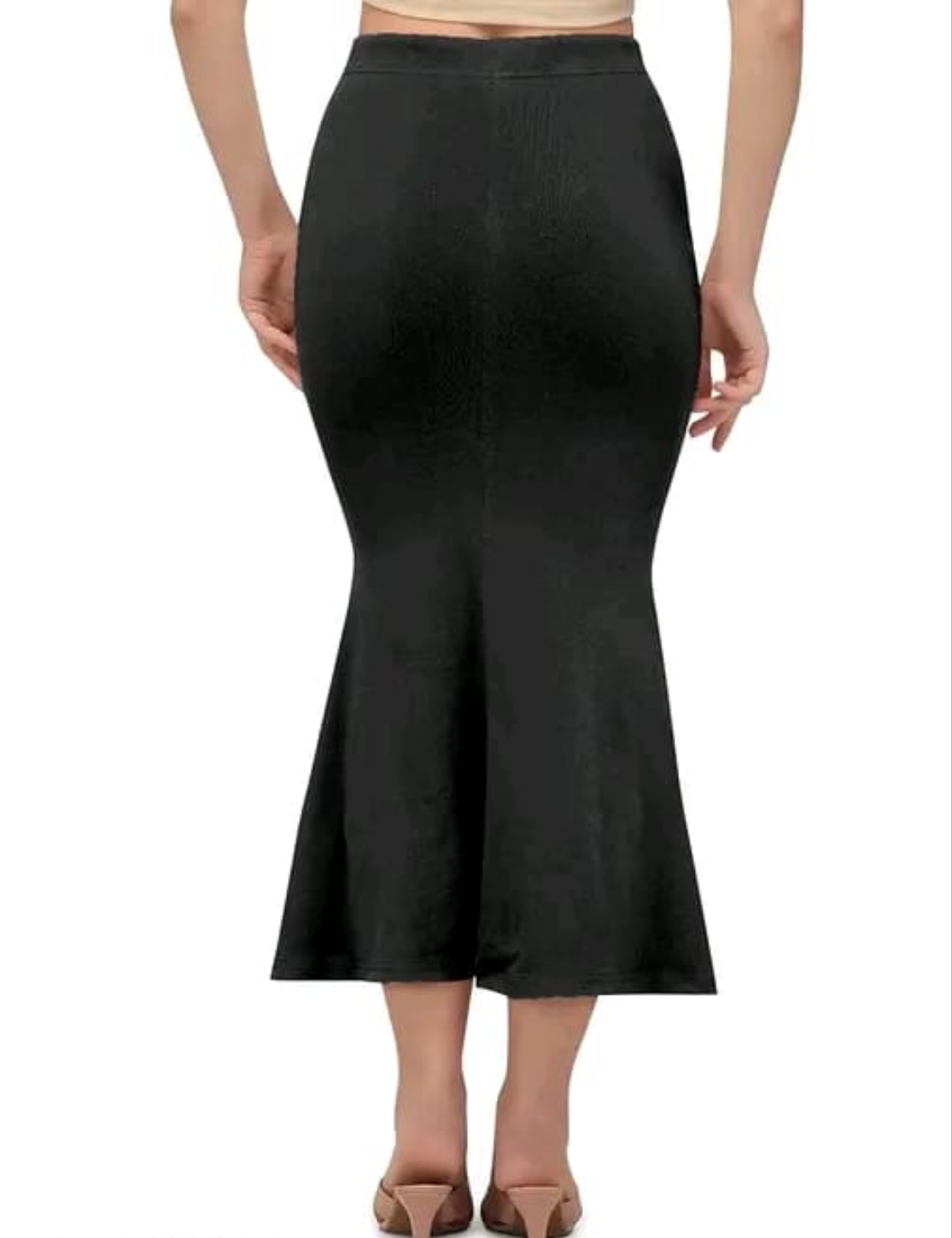 Black Saree Shapewear Skirt