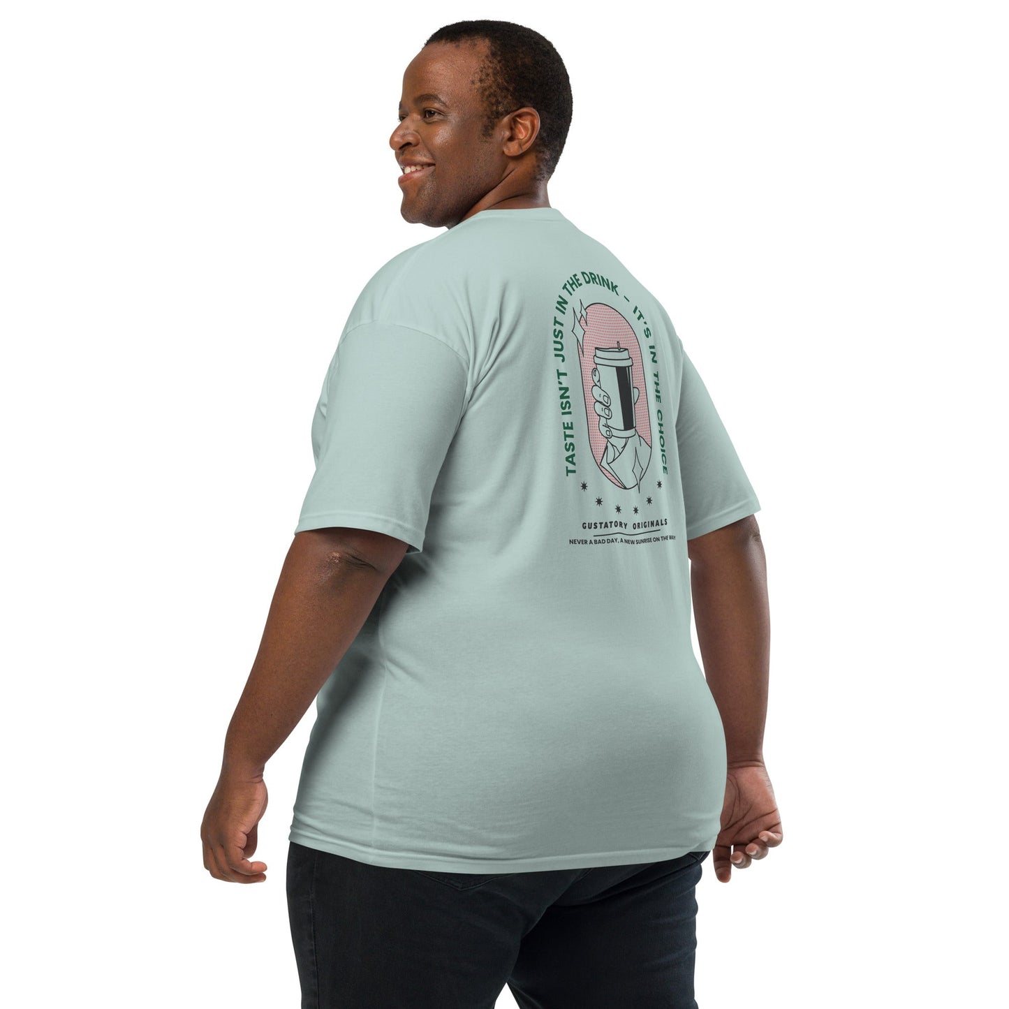 GUSTATORY Originals Good Taste... Heavy Cotton Embroidered T-Shirt