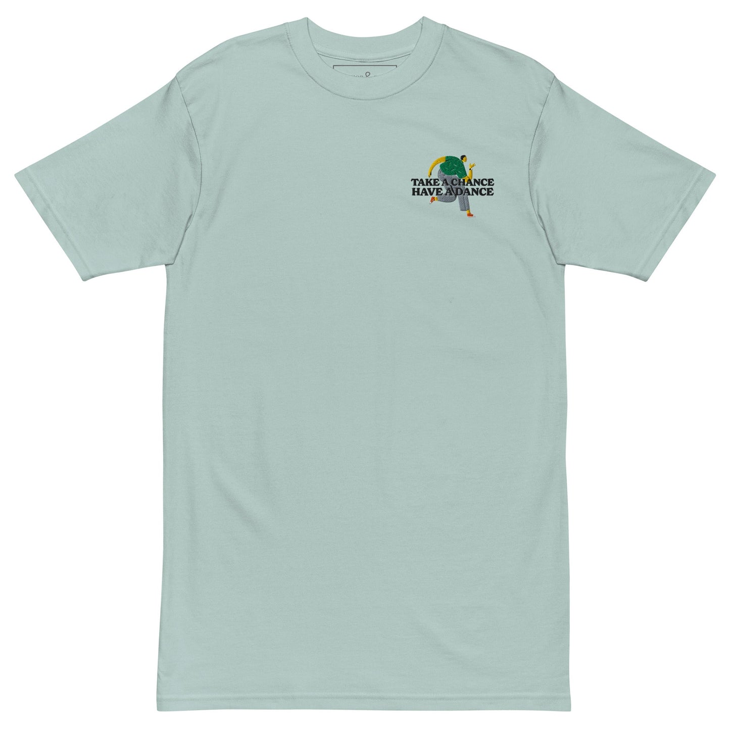 Take A Chance Have A Dance DISCO! Oversized Cotton Embroidered T-Shirt