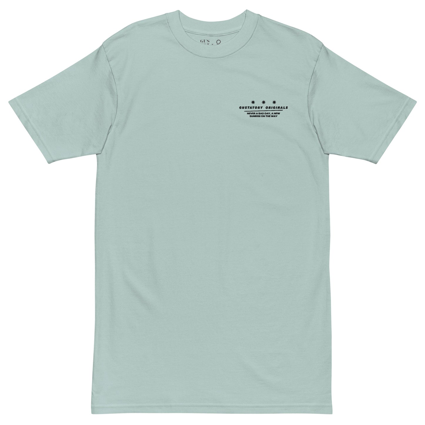 GUSTATORY Originals Good Taste... Heavy Cotton Embroidered T-Shirt