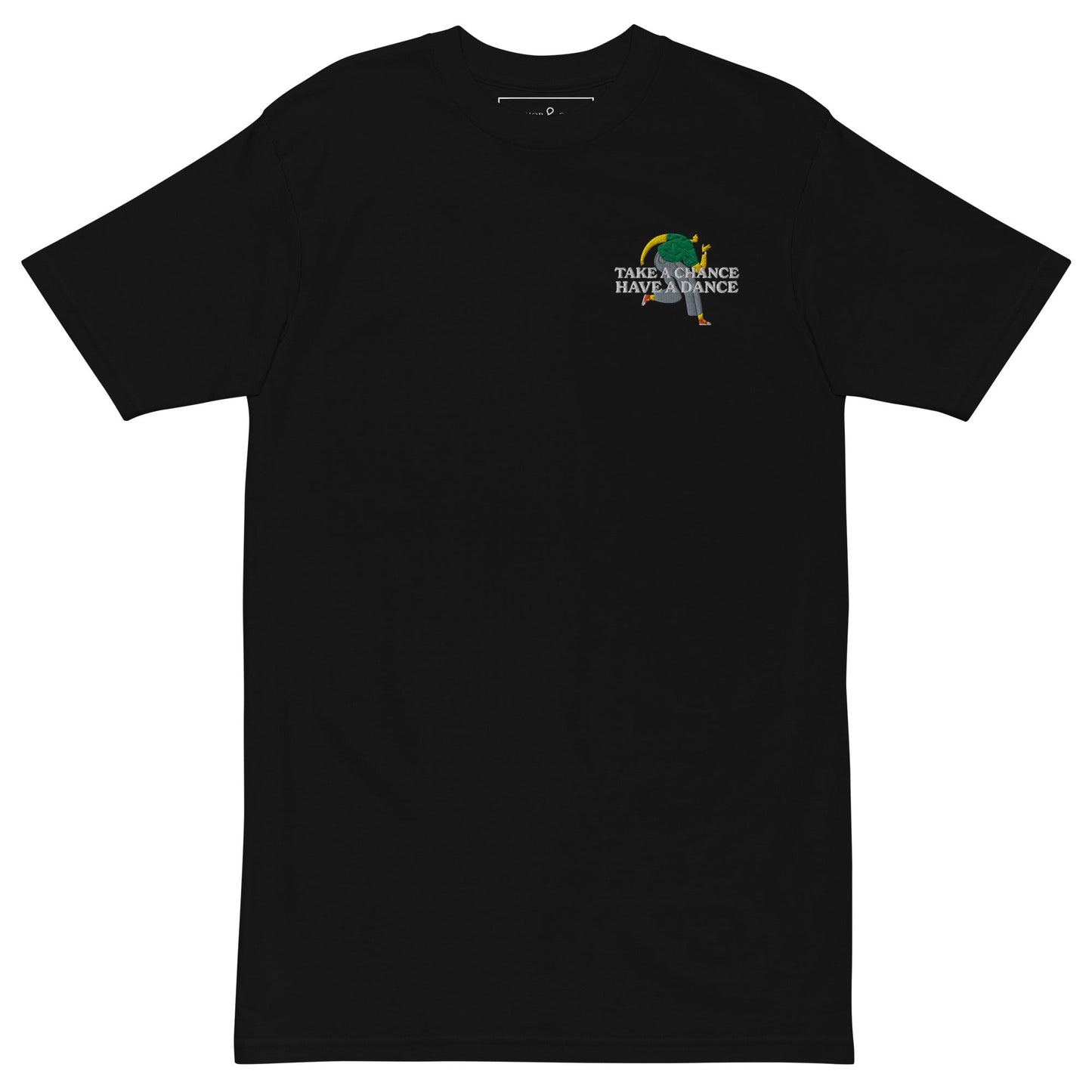 Take A Chance Have A Dance DISCO! Oversized Cotton Embroidered T-Shirt