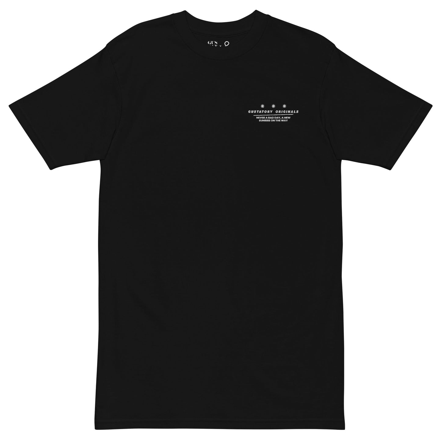 GUSTATORY Originals Good Taste... Heavy Cotton Embroidered T-Shirt