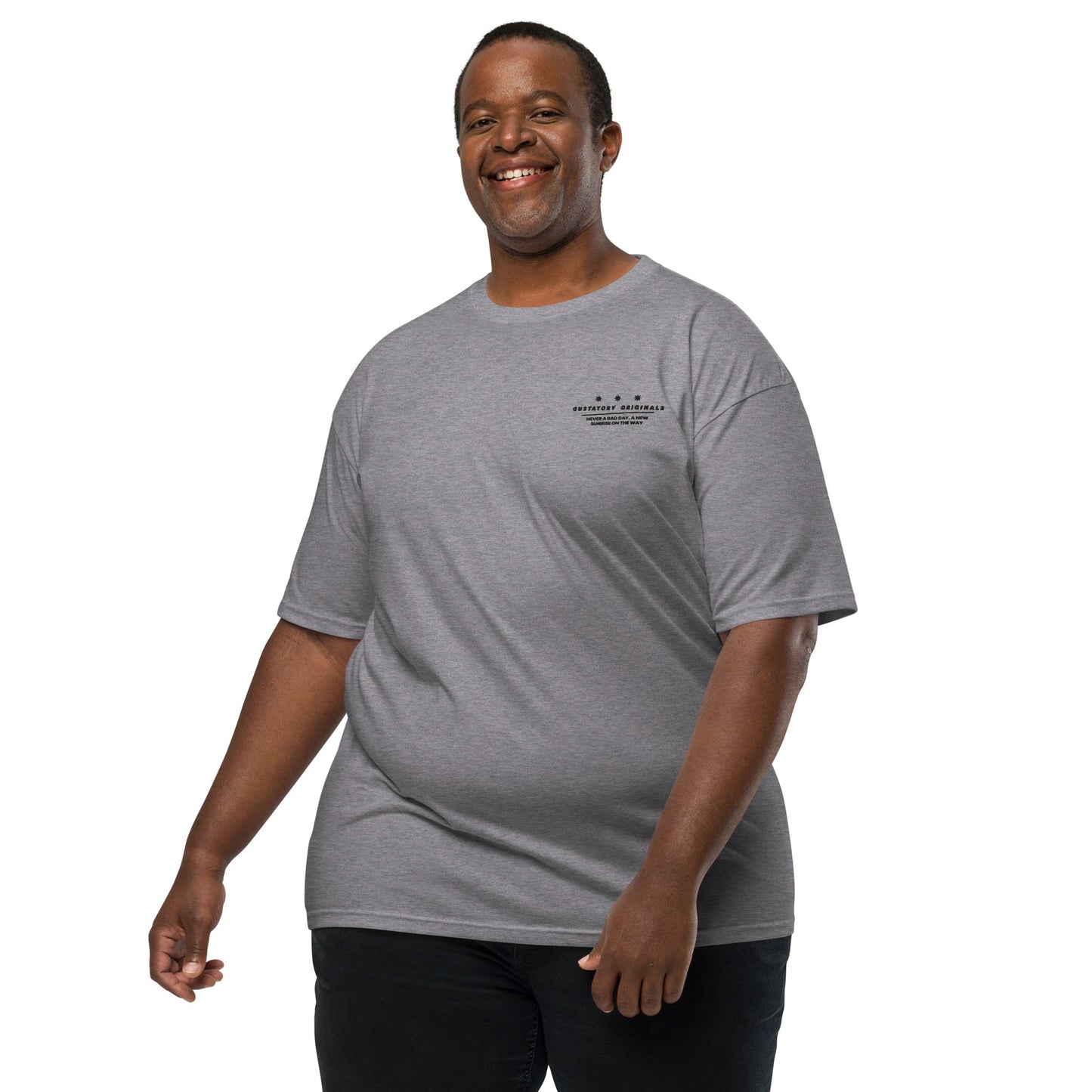 GUSTATORY Originals Good Taste... Heavy Cotton Embroidered T-Shirt