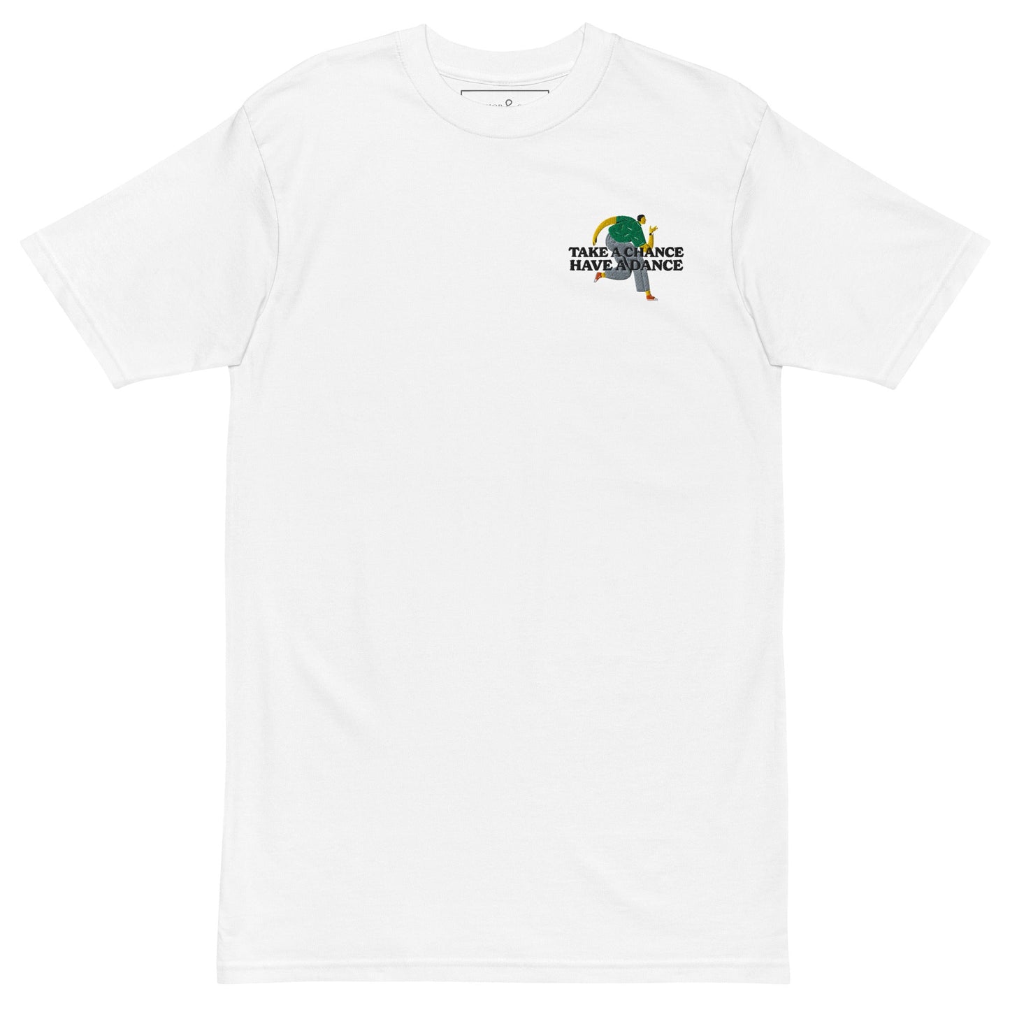 Take A Chance Have A Dance DISCO! Oversized Cotton Embroidered T-Shirt