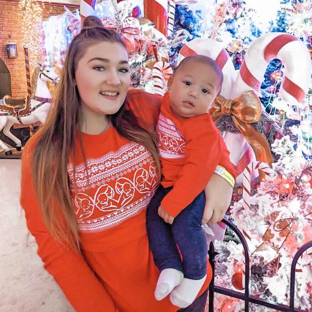 Red Breastfeeding Top