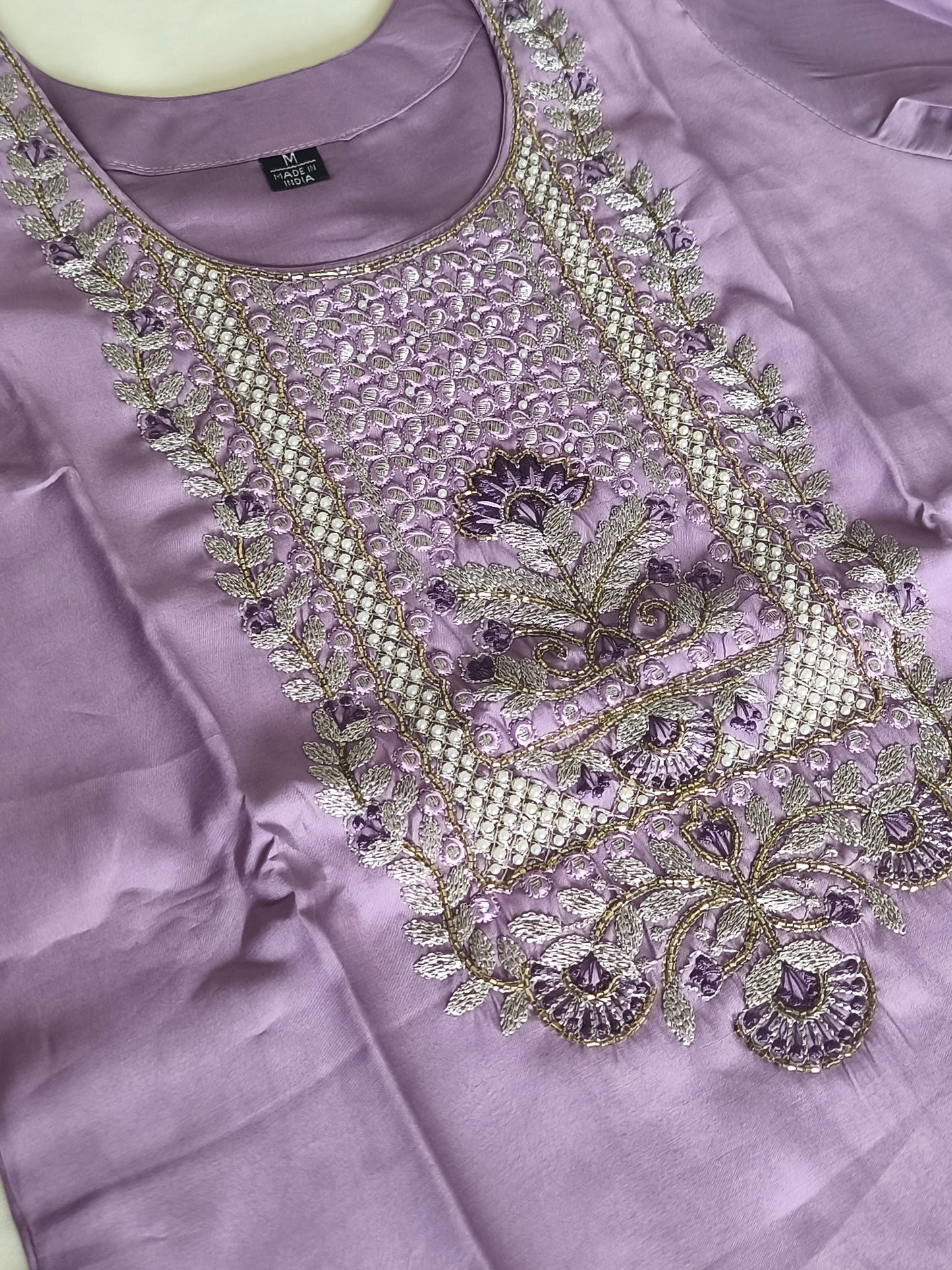 Lavender colour Readymade Shalwar
