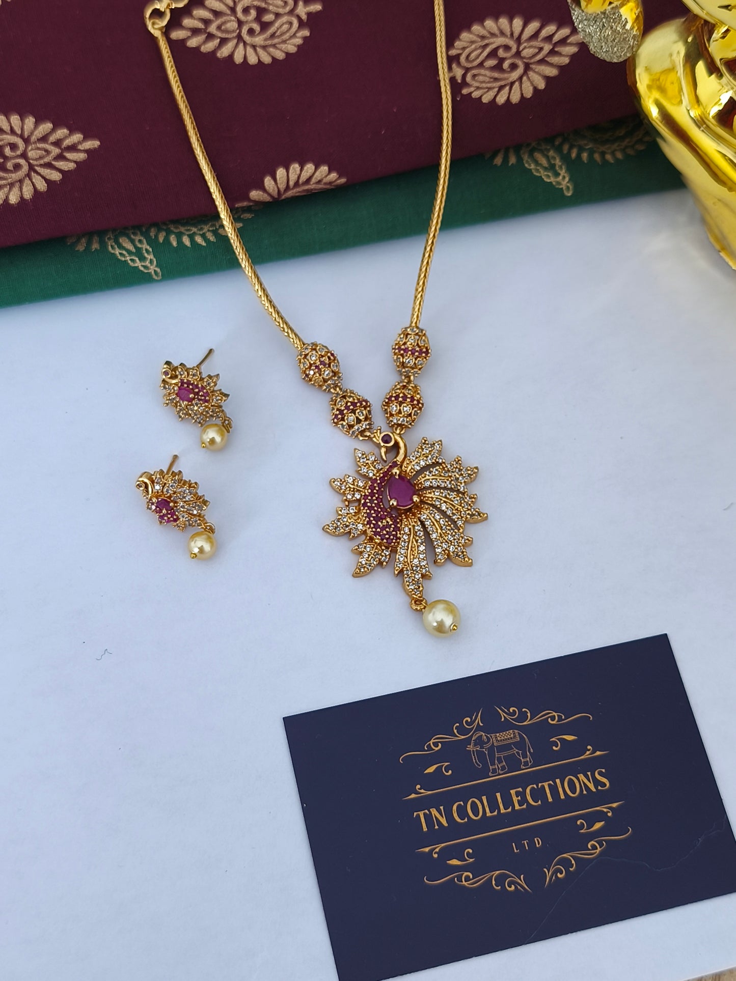 Micro gold Necklace set