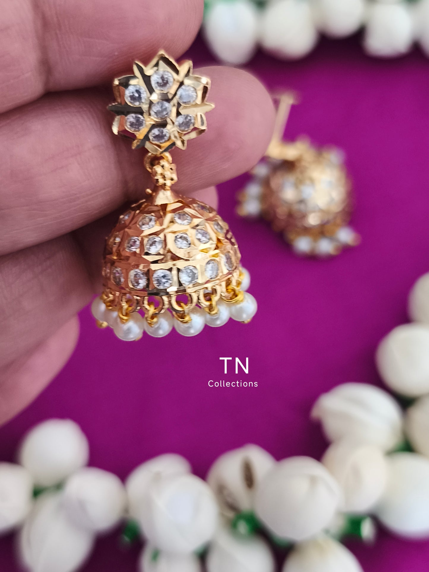 Impon Micro gold plated Earrings/Jhumka