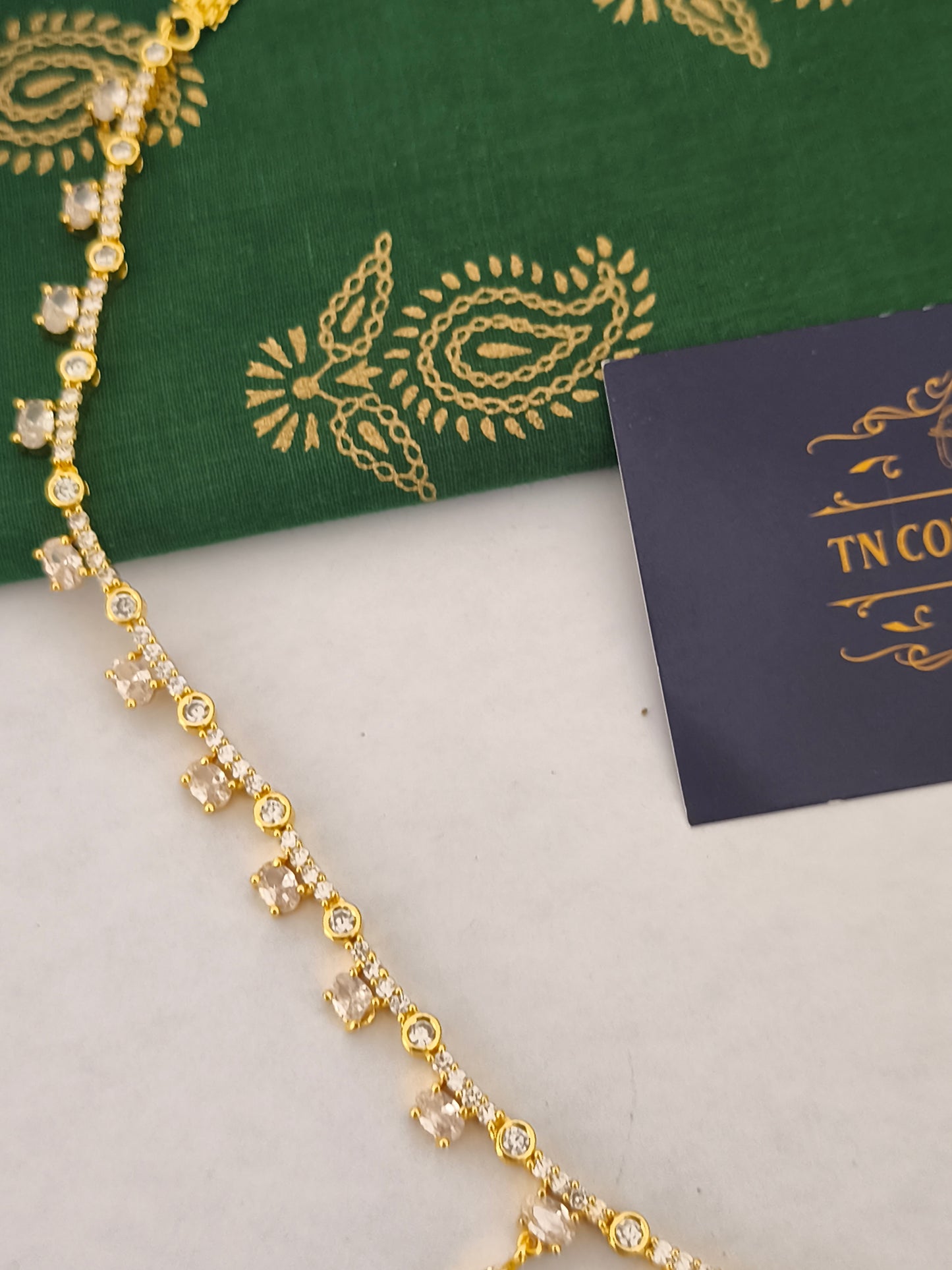 Gold finish hip chain