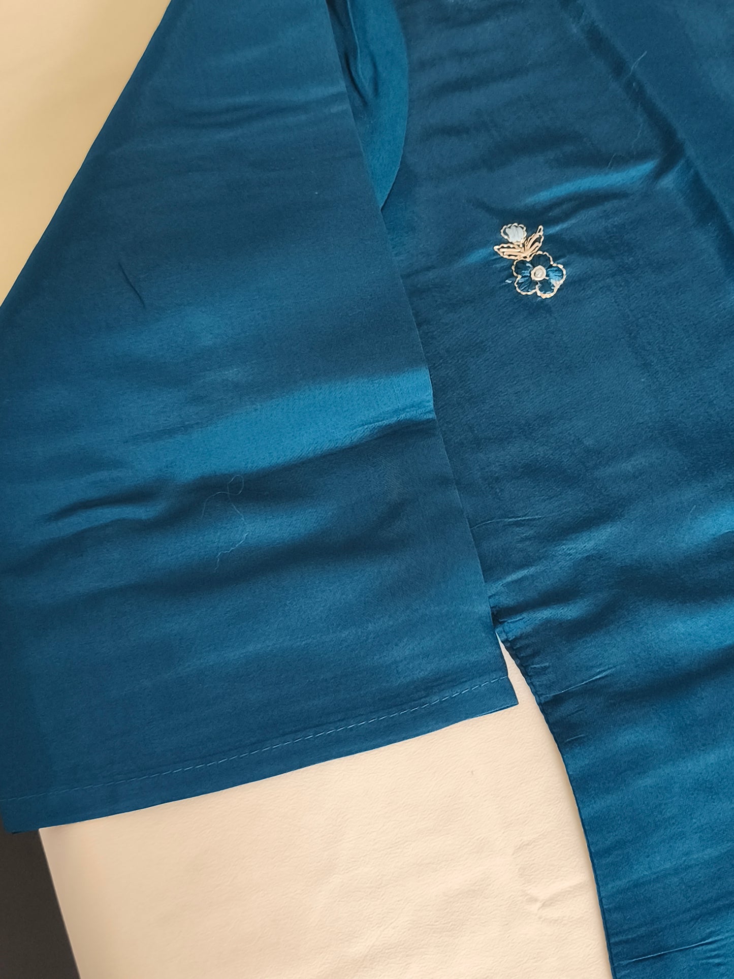 Teal blue Readymade Shalwar
