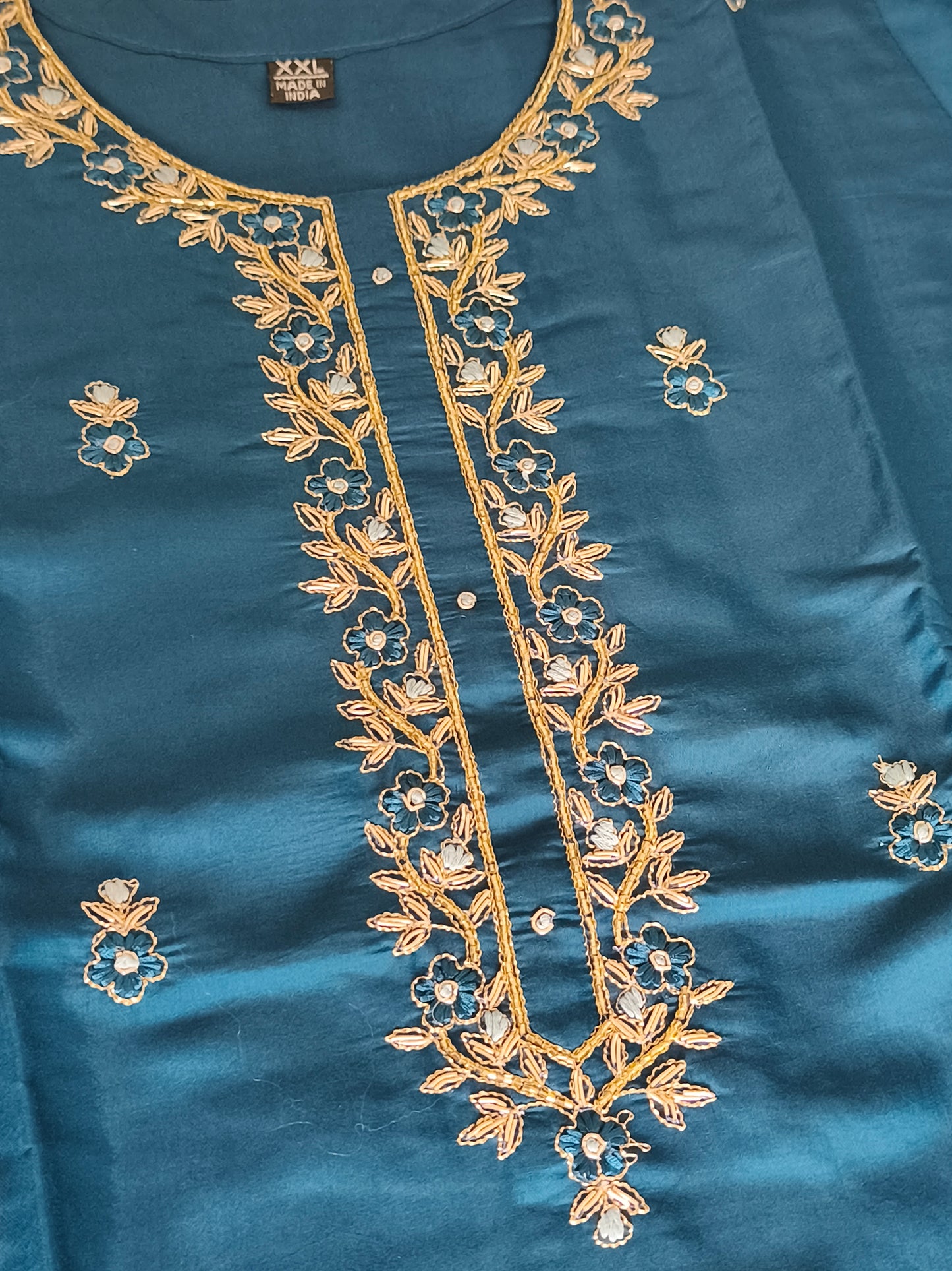 Teal blue Readymade Shalwar