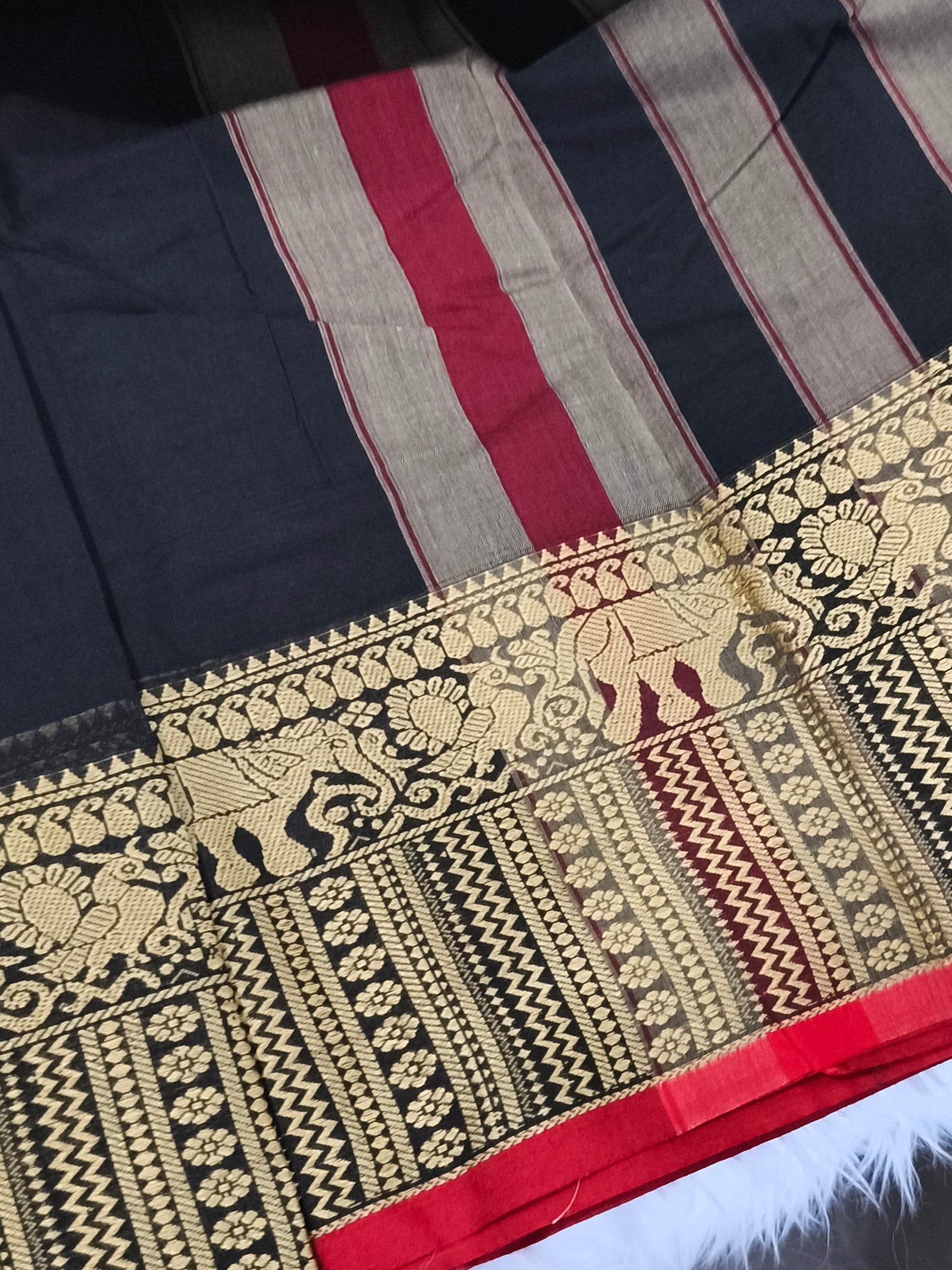 Pure Narayanped Mercerised Cotton Saree