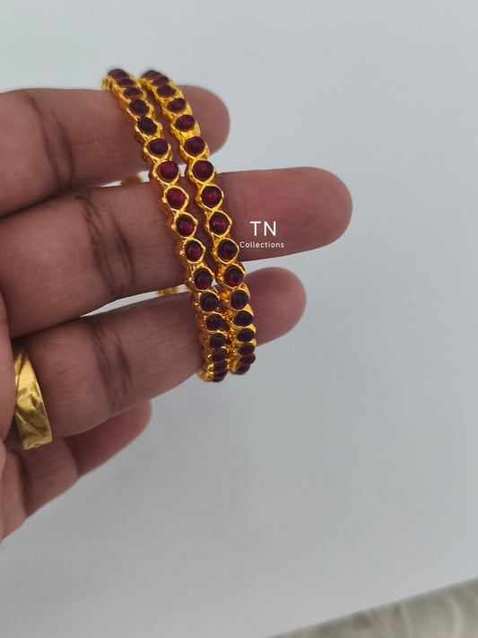 Matte Finish Bangles (Size 2.4)