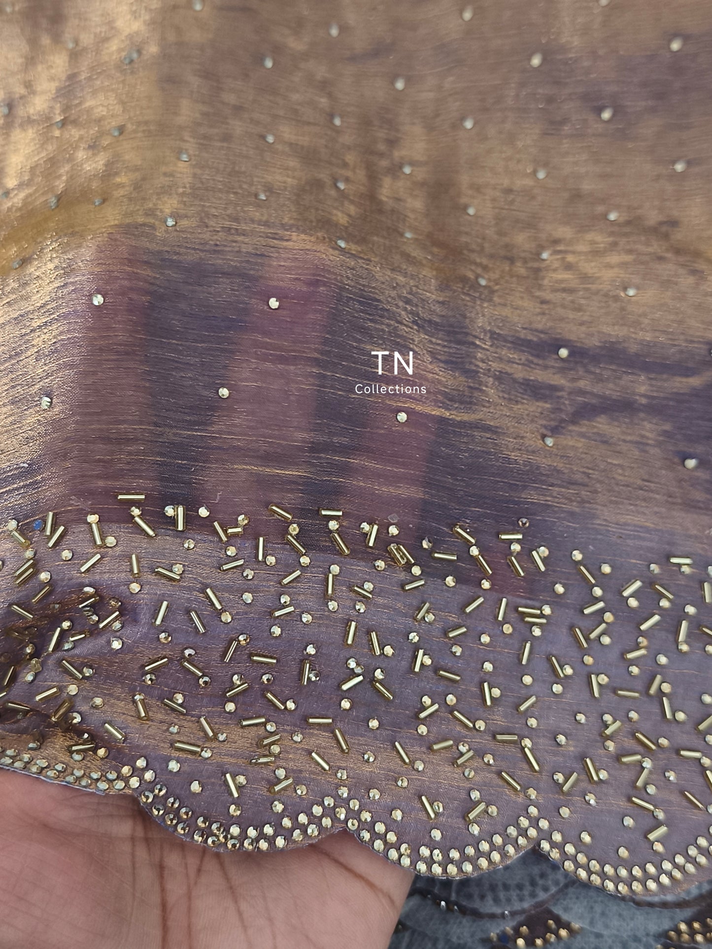 Trendy Space Silk Dual tone Party Saree