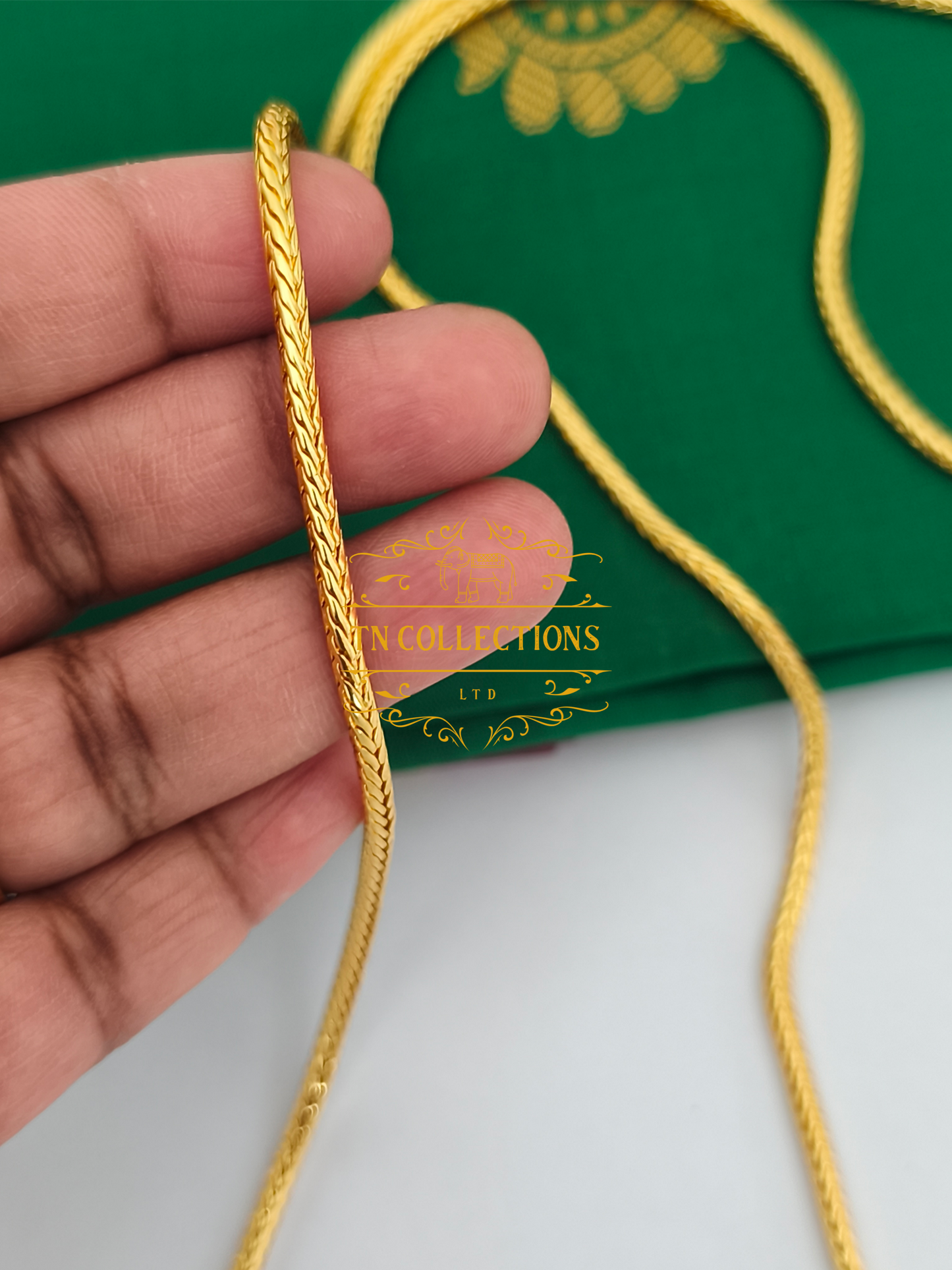 One gram gold plated Traditional Southindian style Thalichain (Thirumangalyam)