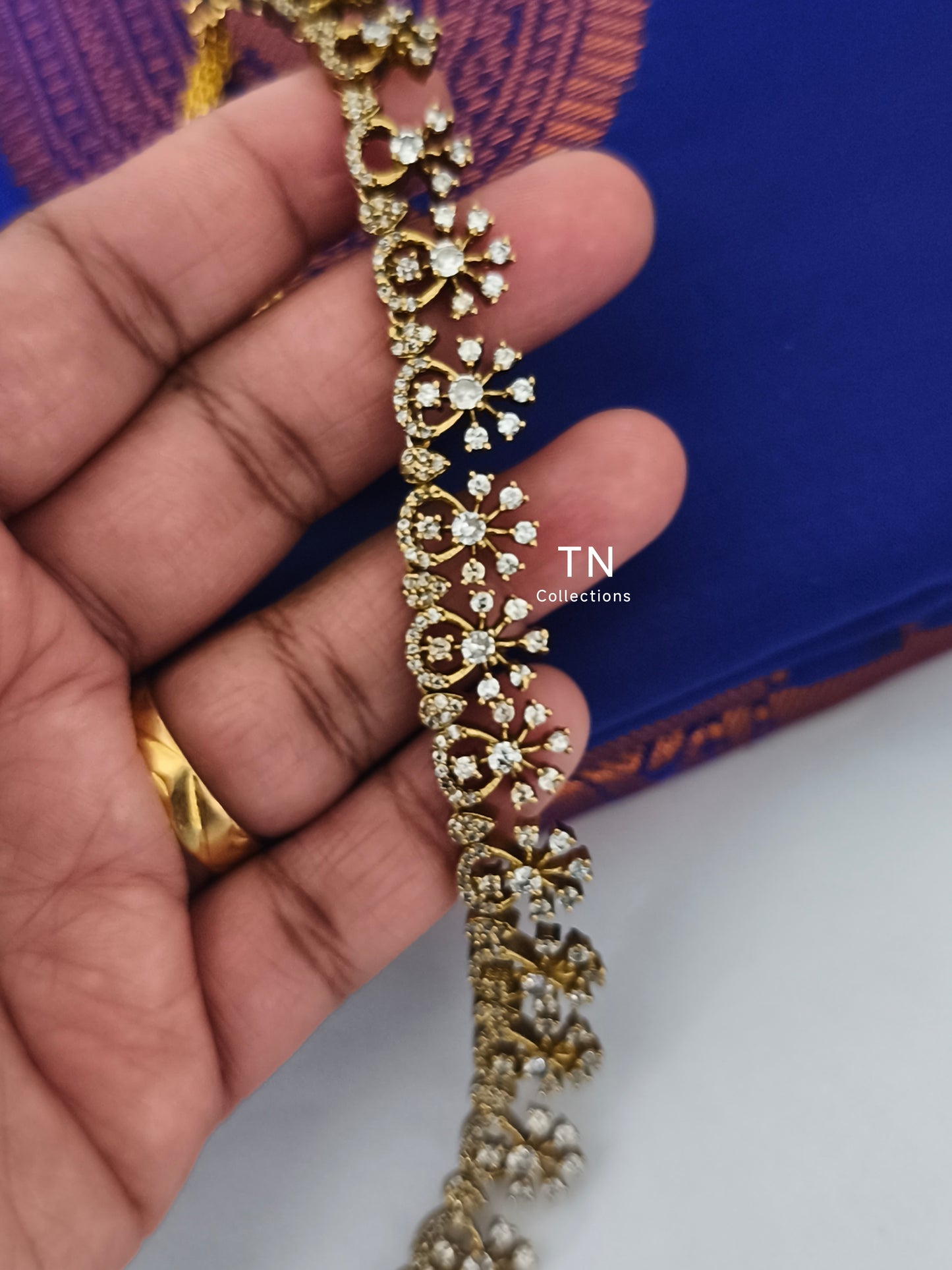 KIDS size cz stone Hip Chain