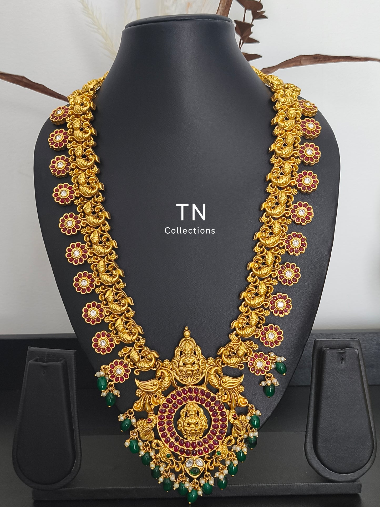 Antique finish long haaram