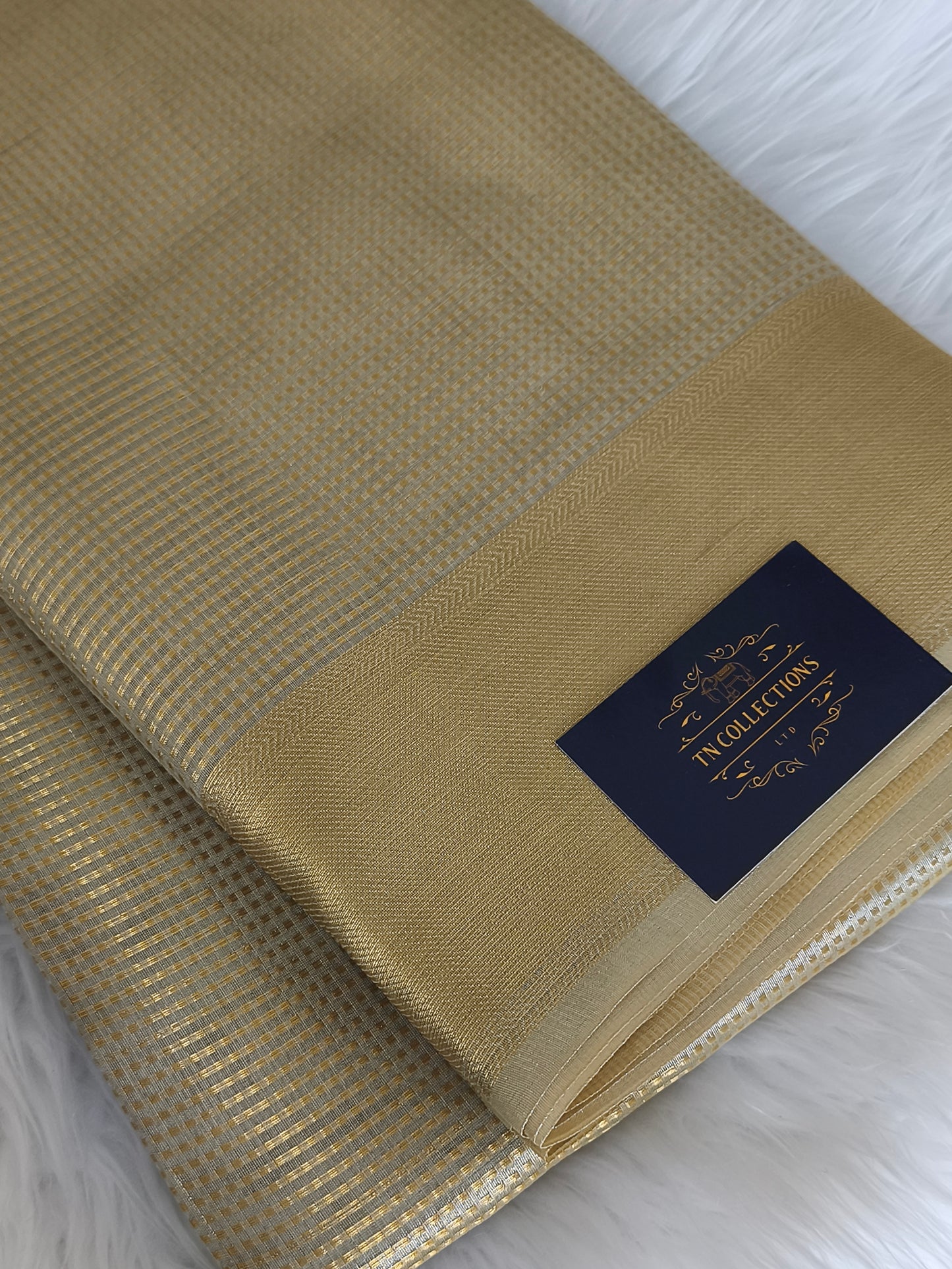 Nayanthara inspired Tissue Saree