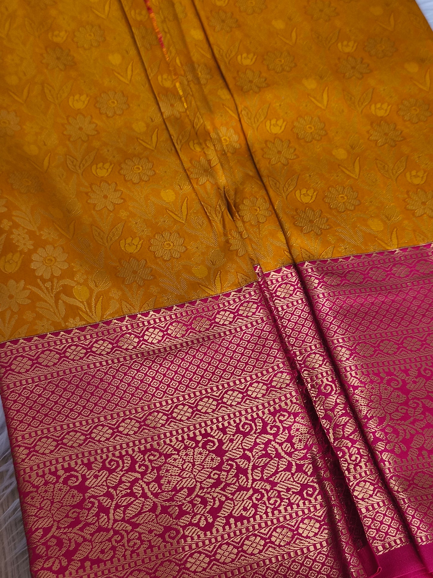 Traditional Colour Semi Kanchipuram Silk saree
