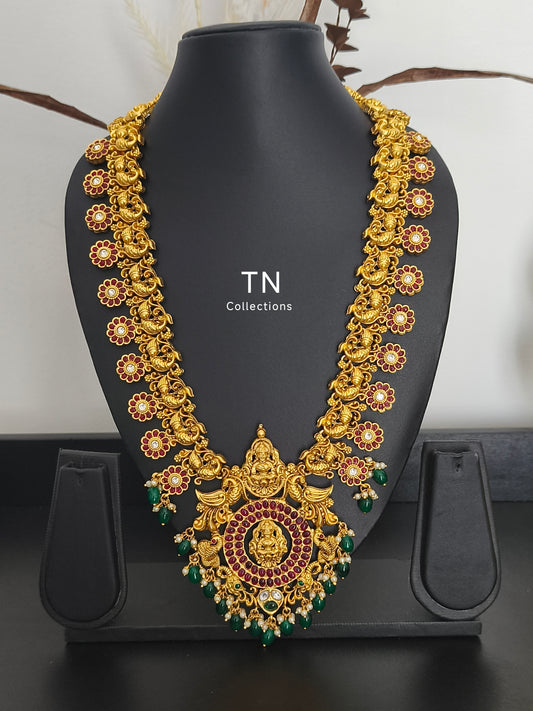 Antique finish long haaram