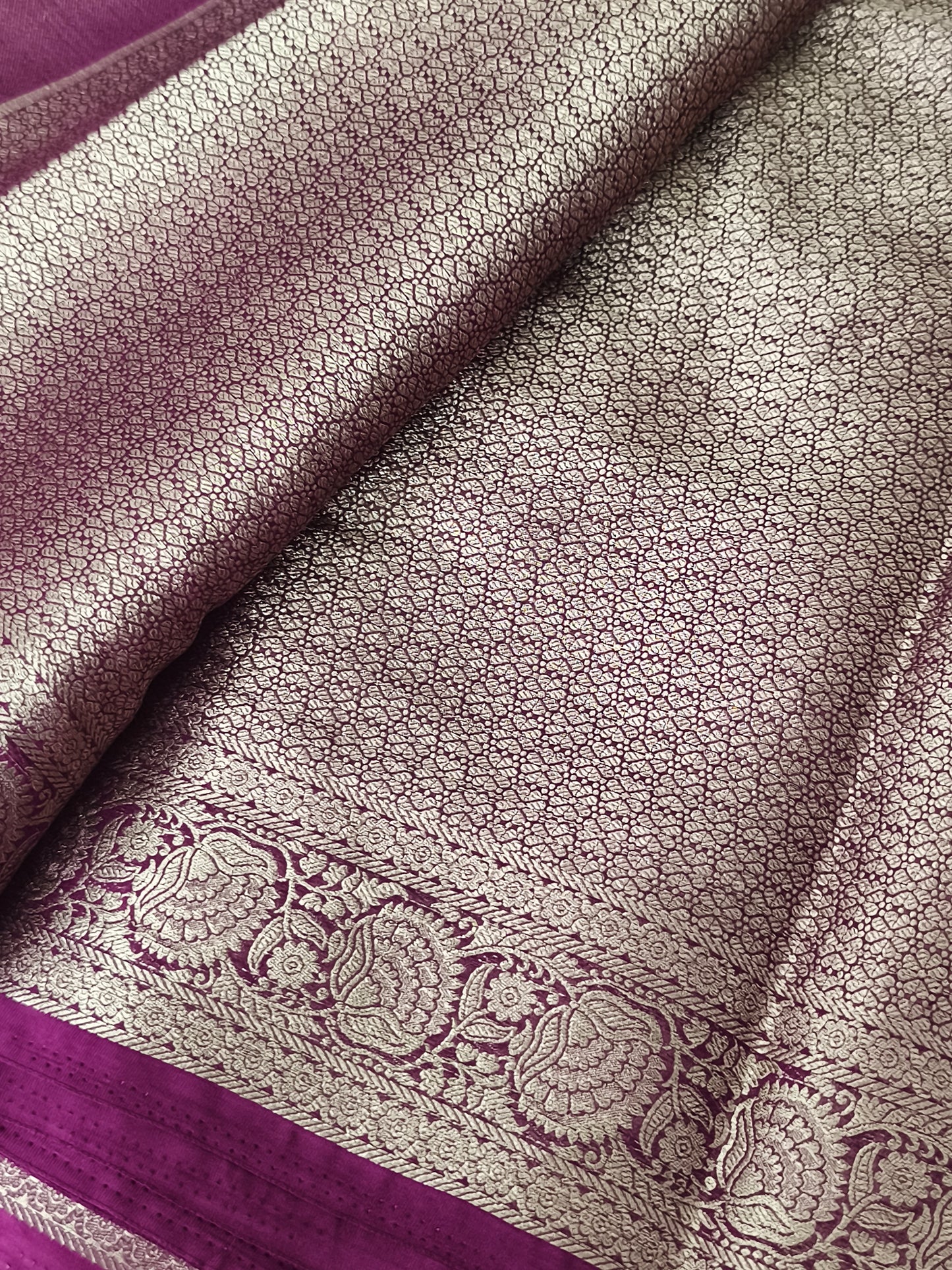 WINE colour Chiffon Georgette Party Saree