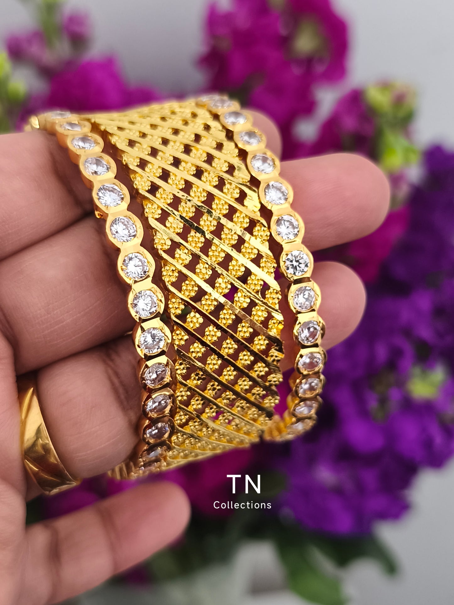 Gold Plated Bangles Set