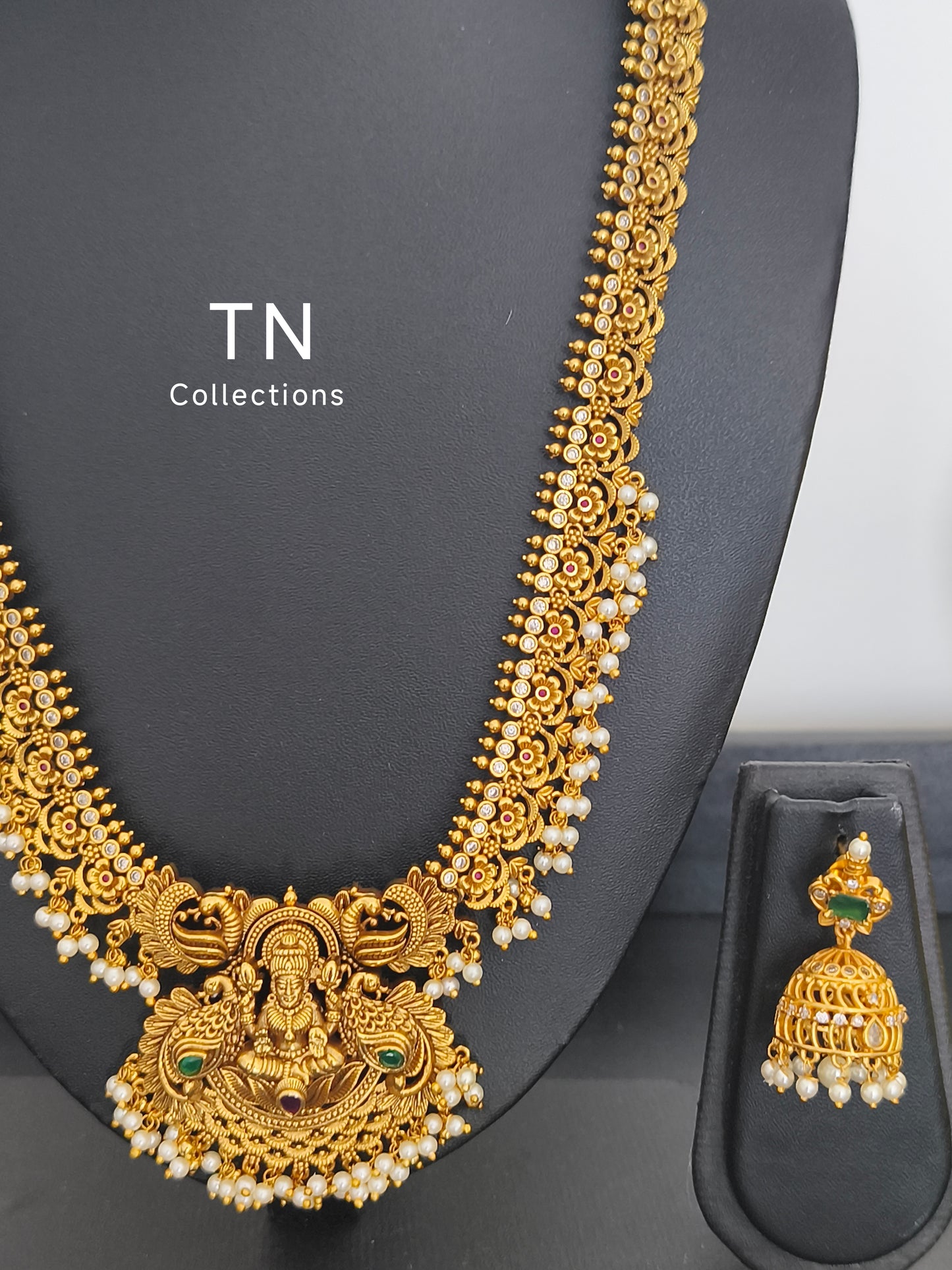 Antique Matte Finish Semi Bridal set