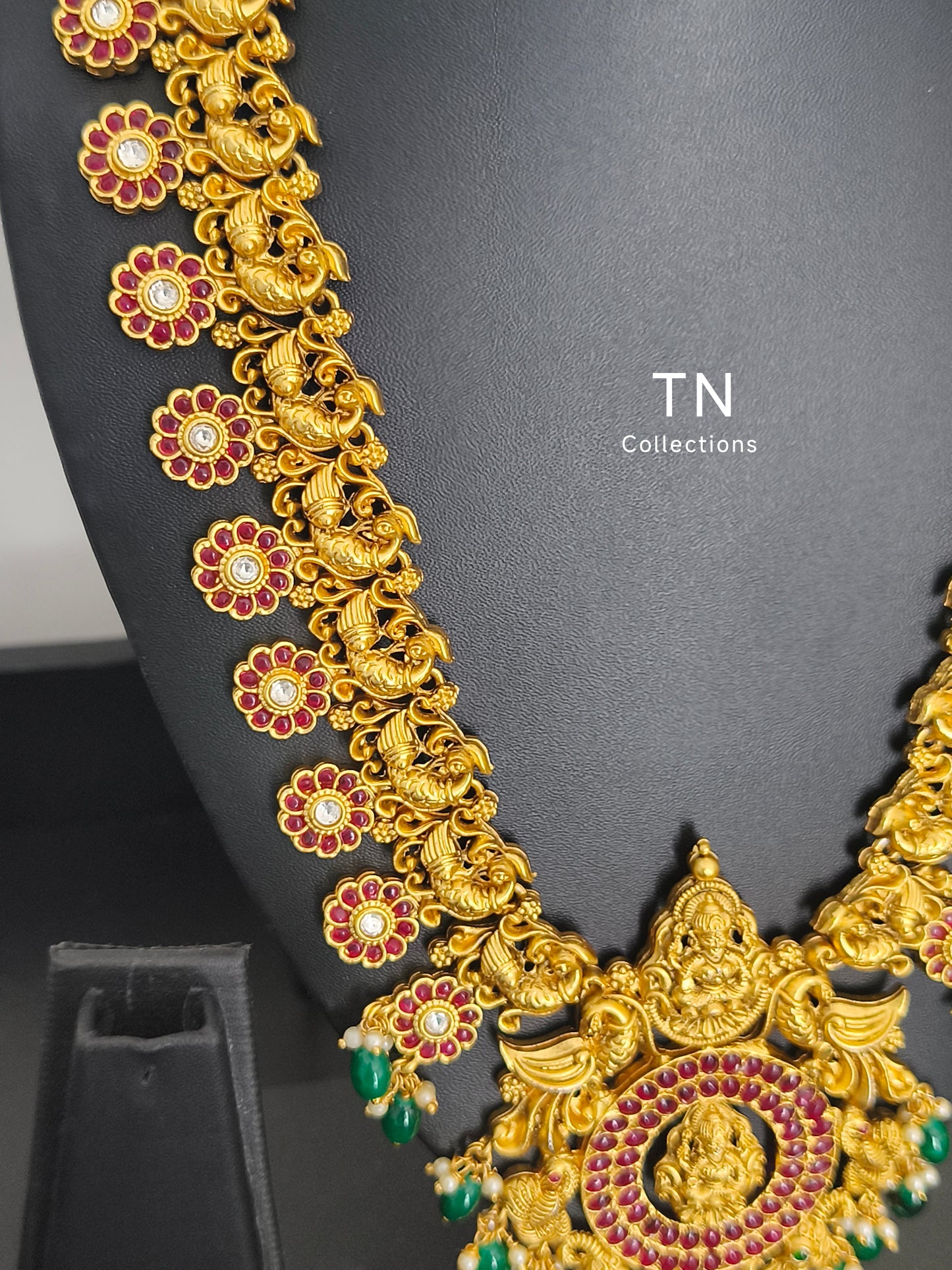 Antique finish long haaram