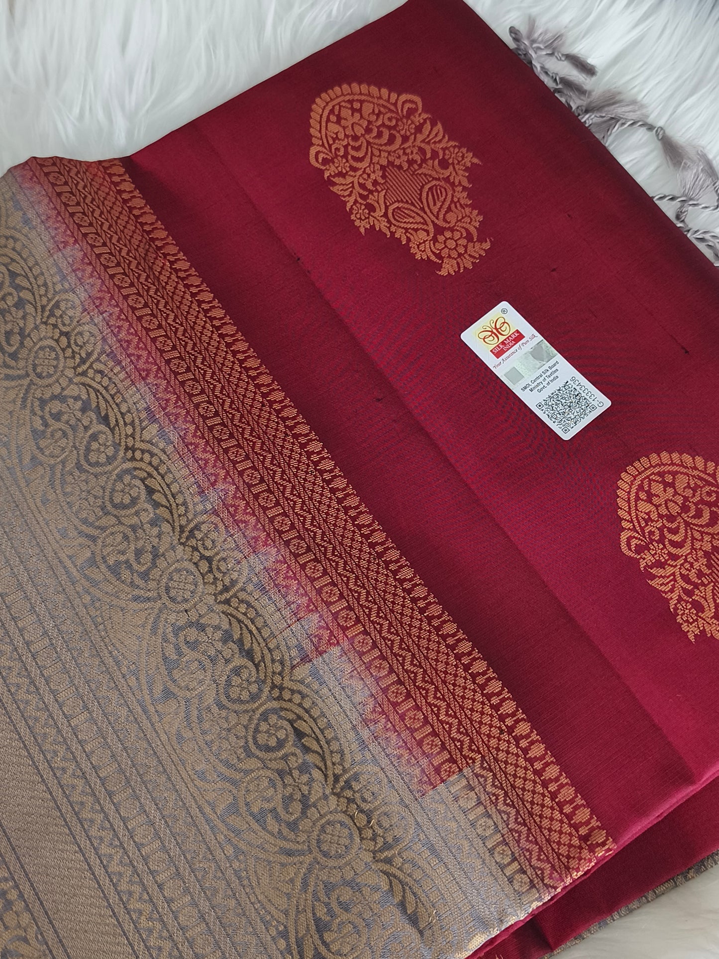 Pure Handloom Kanchipuram Soft Silk Saree