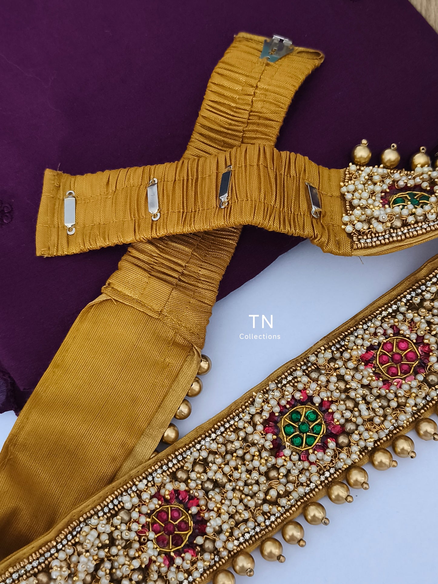 Bridal Beaded Hip Belt