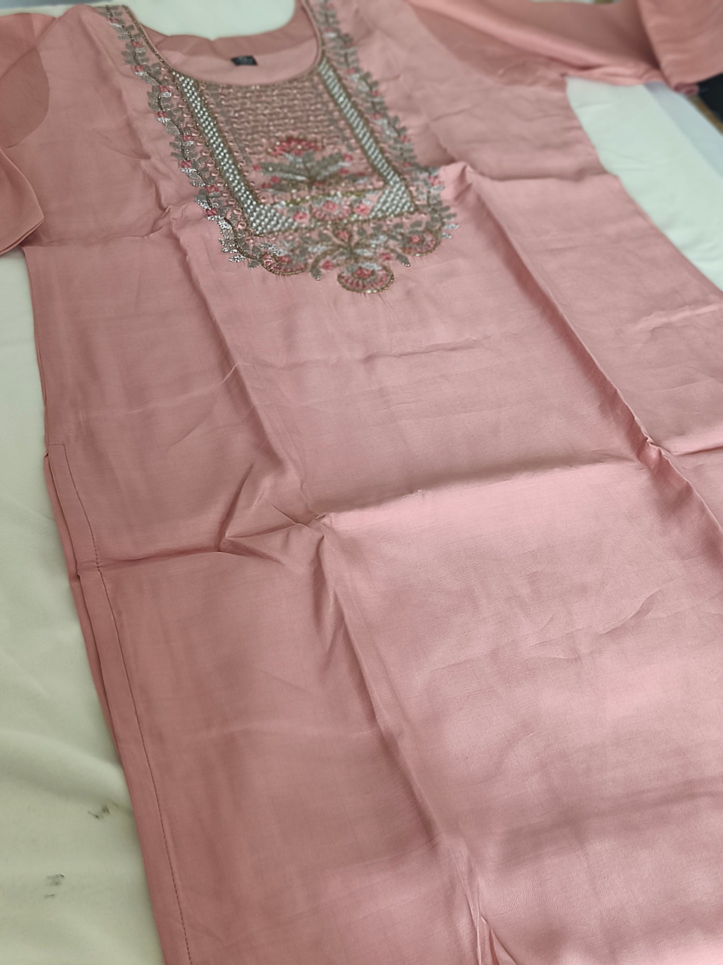 Baby pink Readymade Shalwar