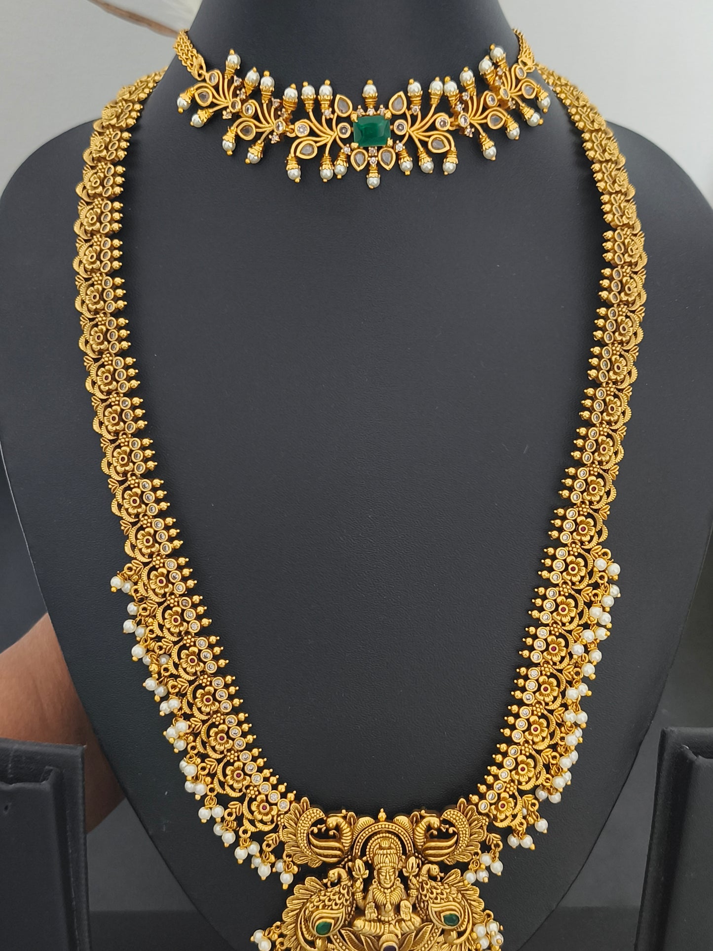 Antique Matte Finish Semi Bridal set