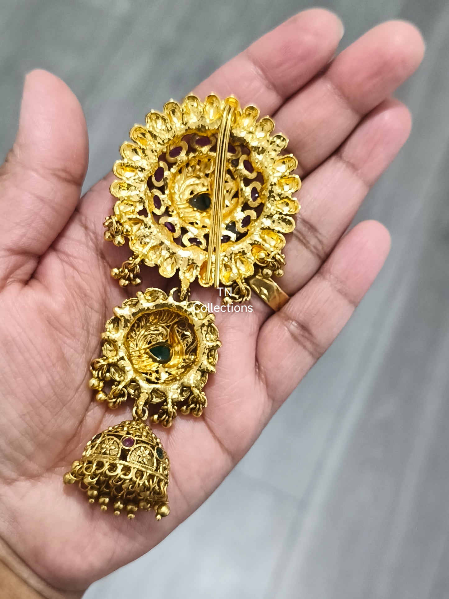 Antique Polish Real kemp Hair accessories (Rakodi)