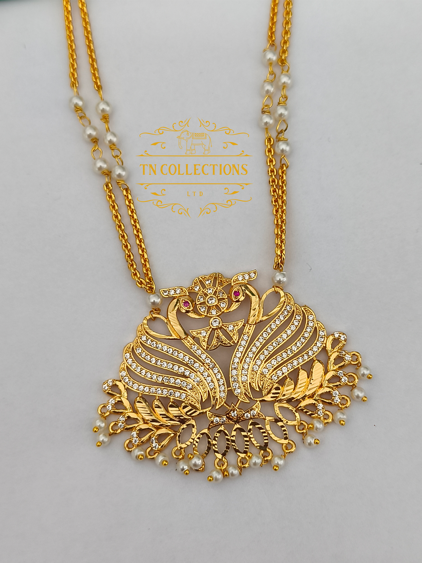 Micro Gold-Plated Traditional Peacock Pathakkam