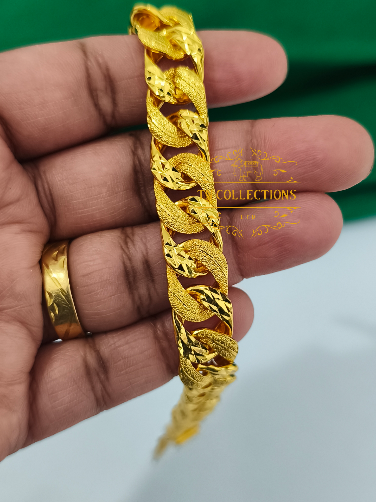 Highly Gold Plated Men's Bracelet