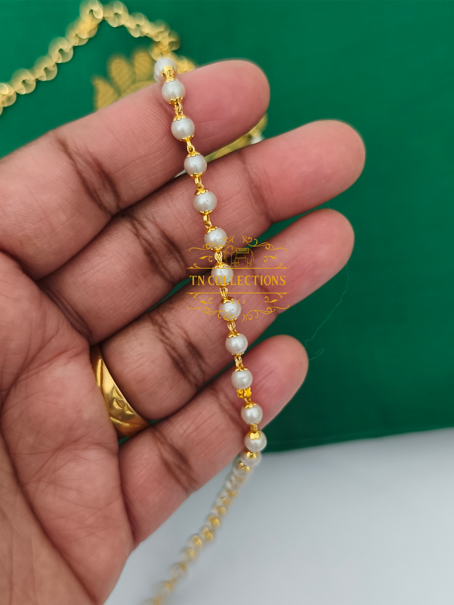 Trendy Simple Pearl Hip Chain