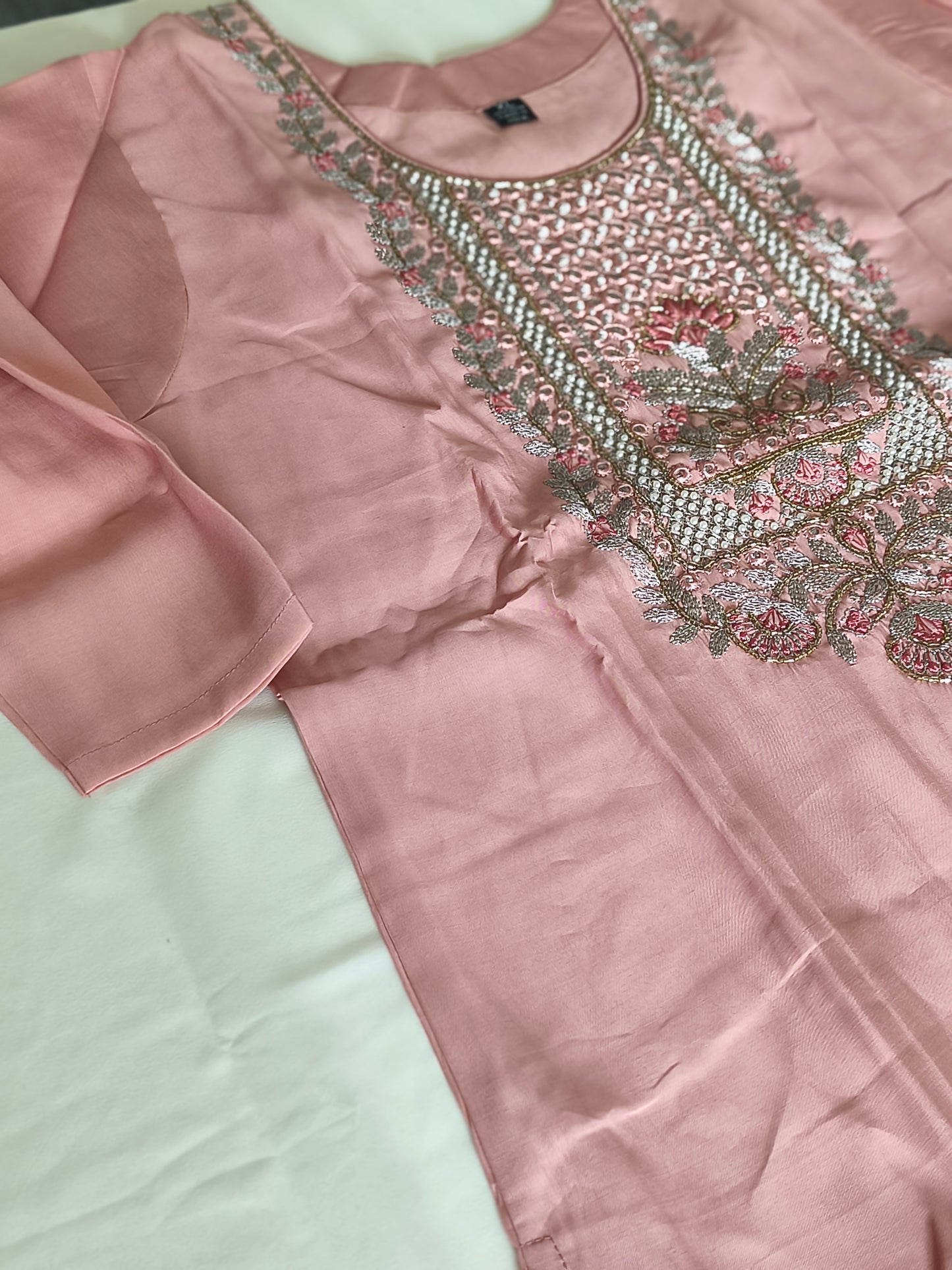 Baby pink Readymade Shalwar