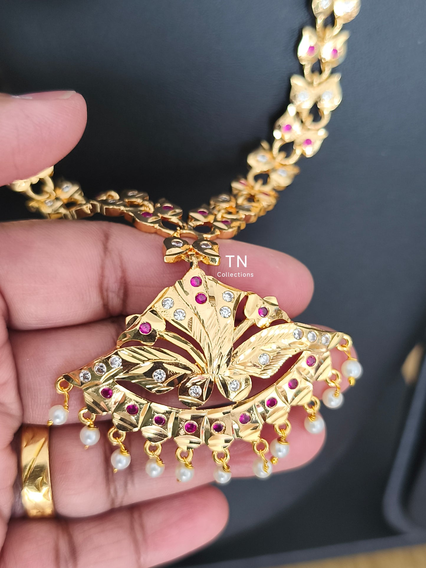 Traditional Micro gold plated cz Attiyal
