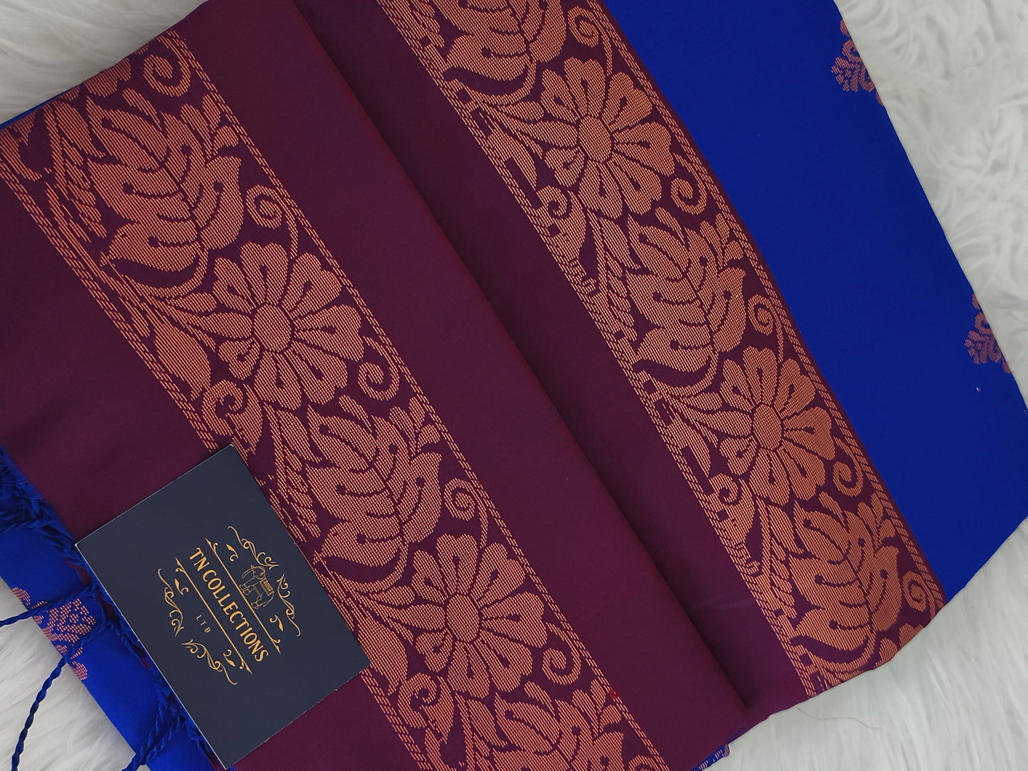 Border less Soft Silk Saree