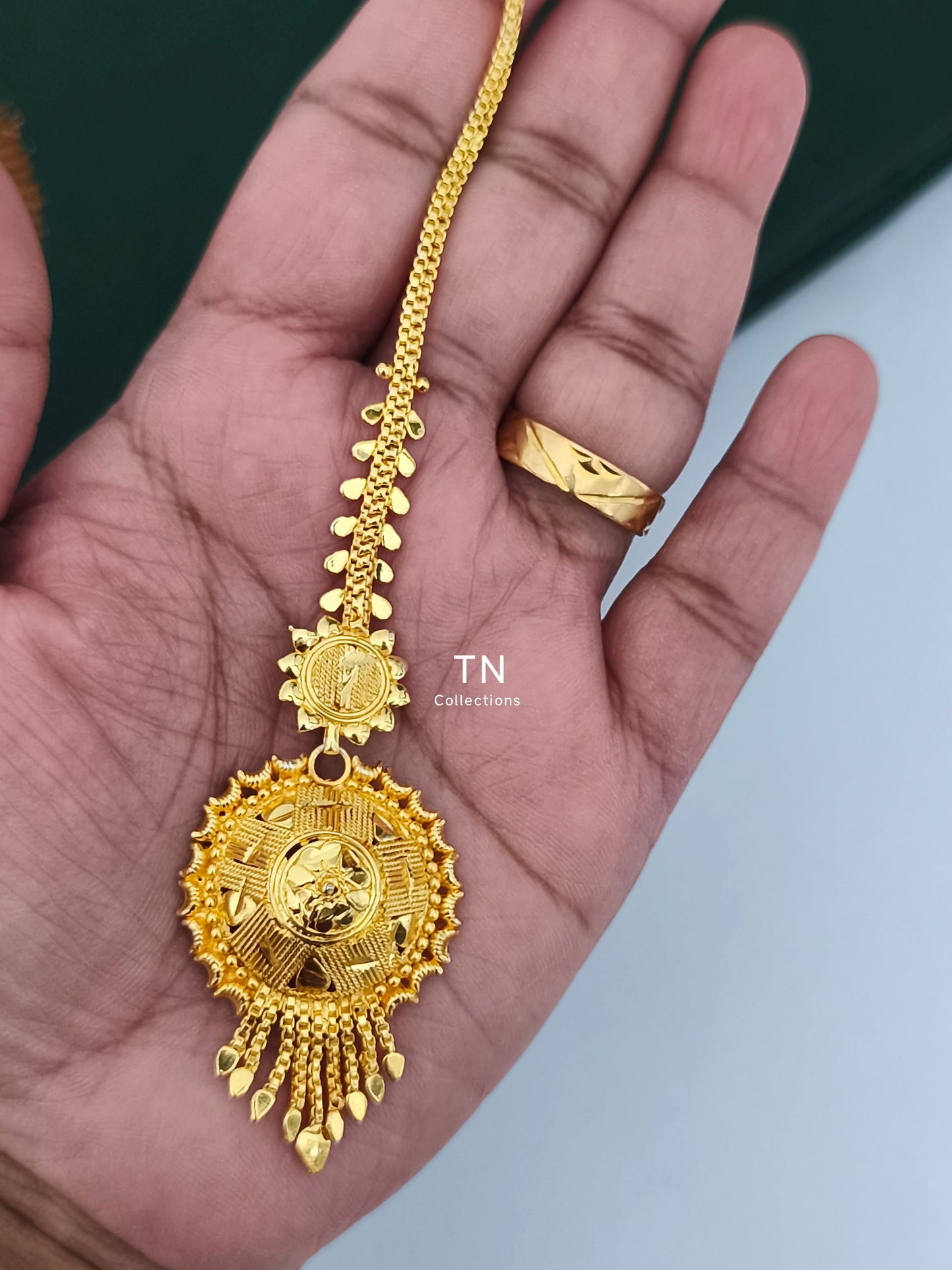 One gram gold plated Tikka