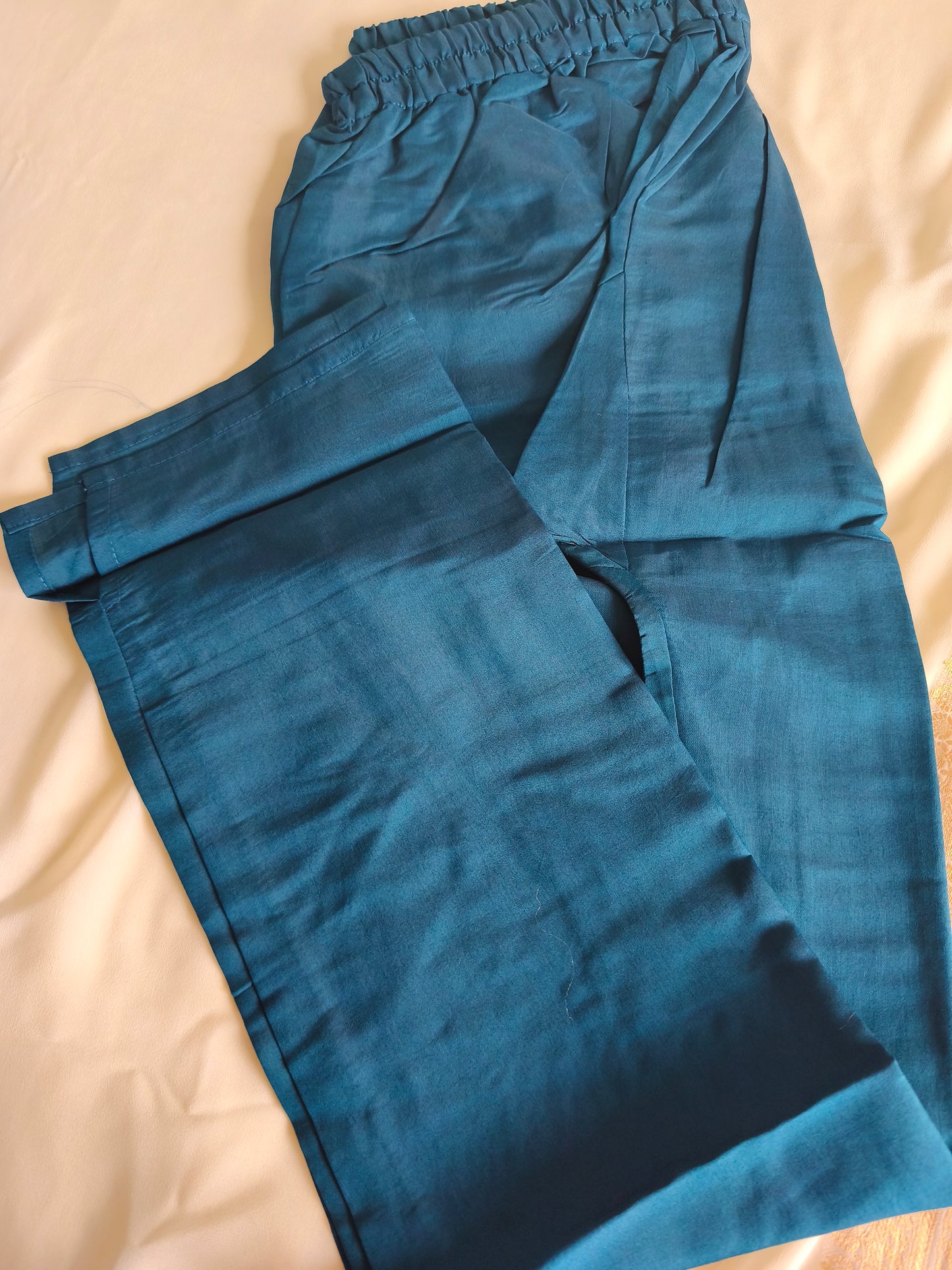 Teal blue Readymade Shalwar