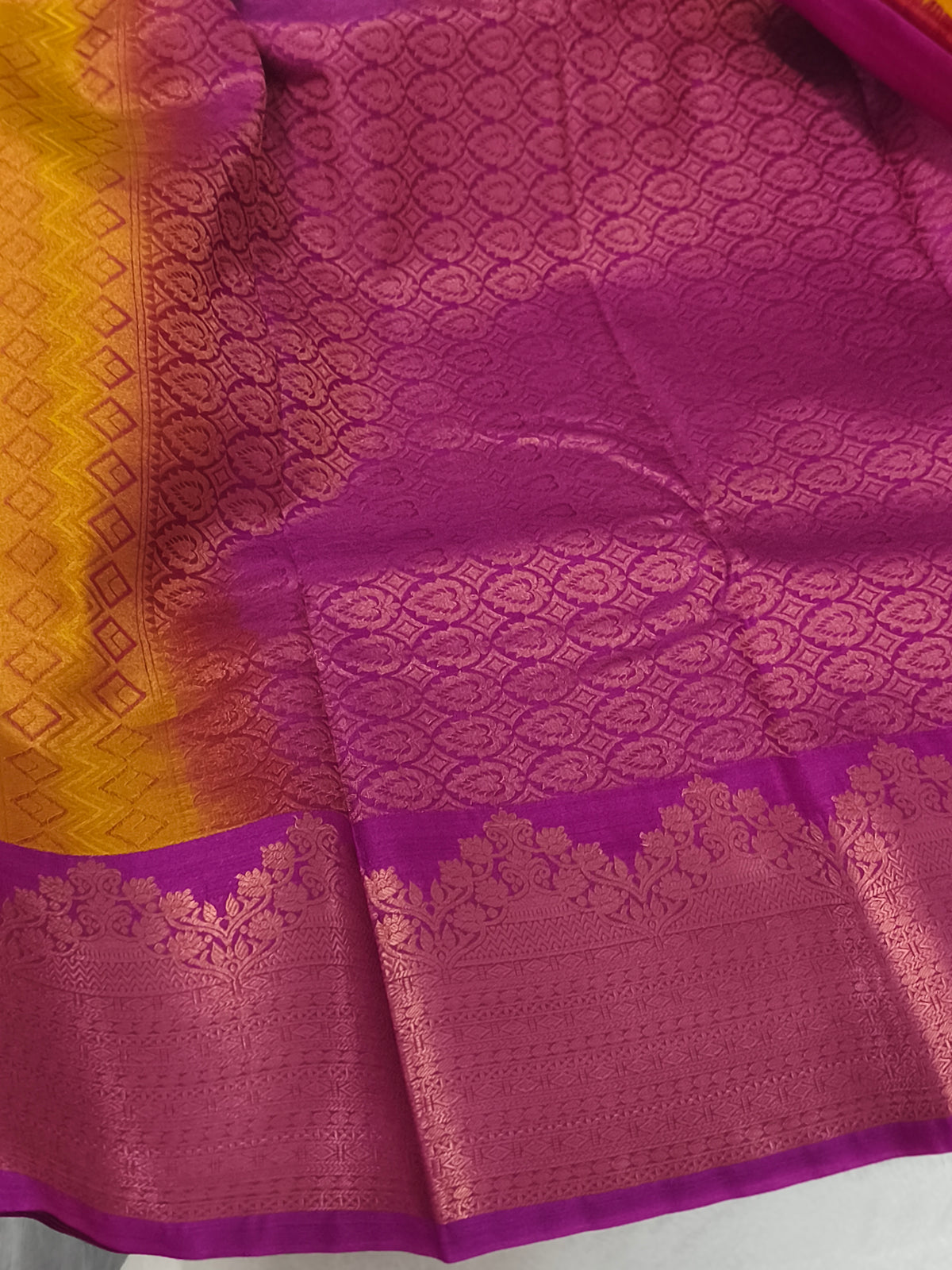 Premium kanchi semi Silk Saree