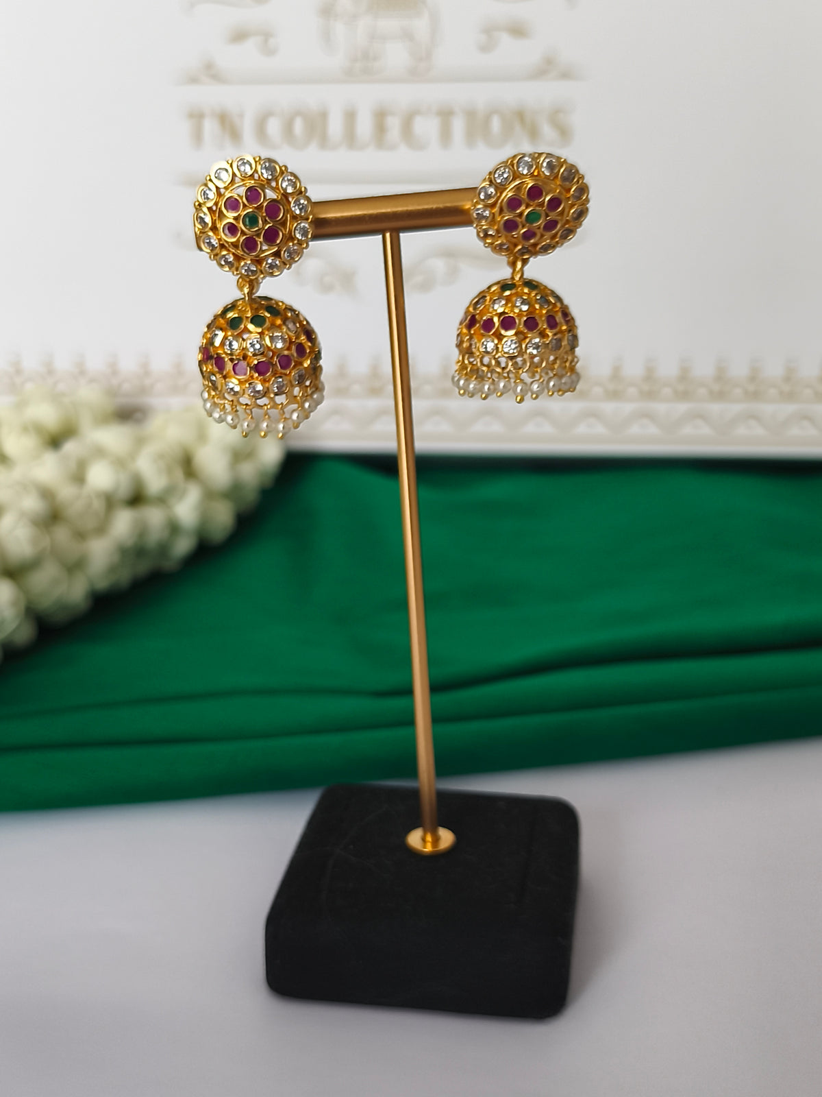 Micro Gold Finish cz Jimikki (Multicoloured)