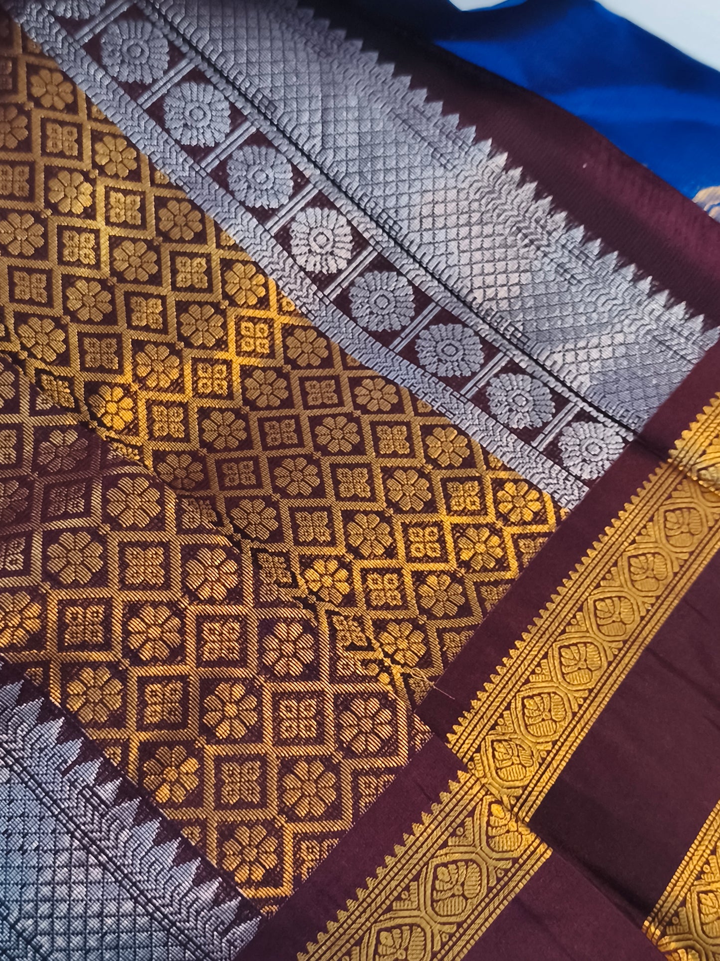 Kanchi Korvai Silk saree