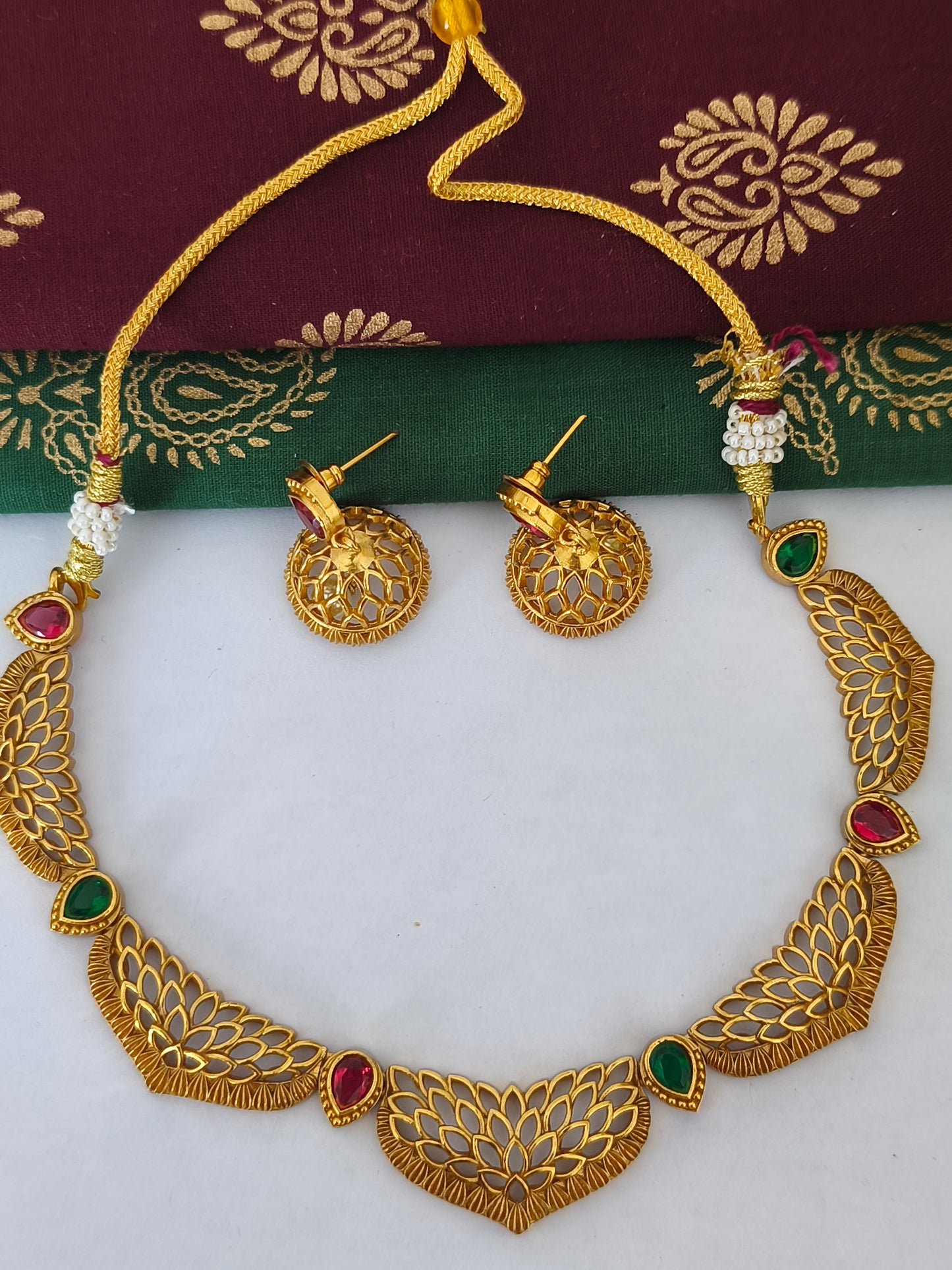 Matte Finish Necklace set