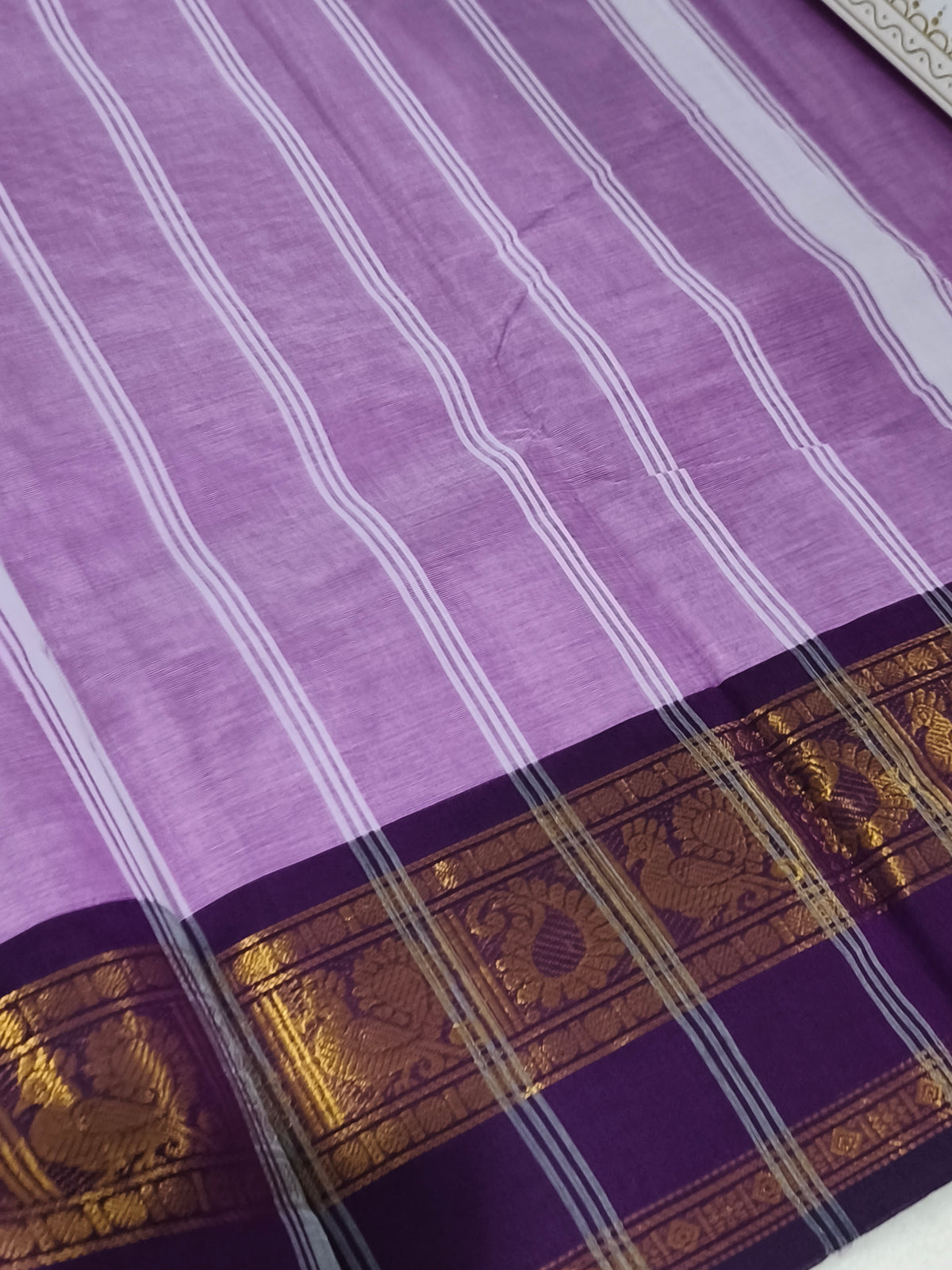 Pure Handloom Kanchi Cotton Saree