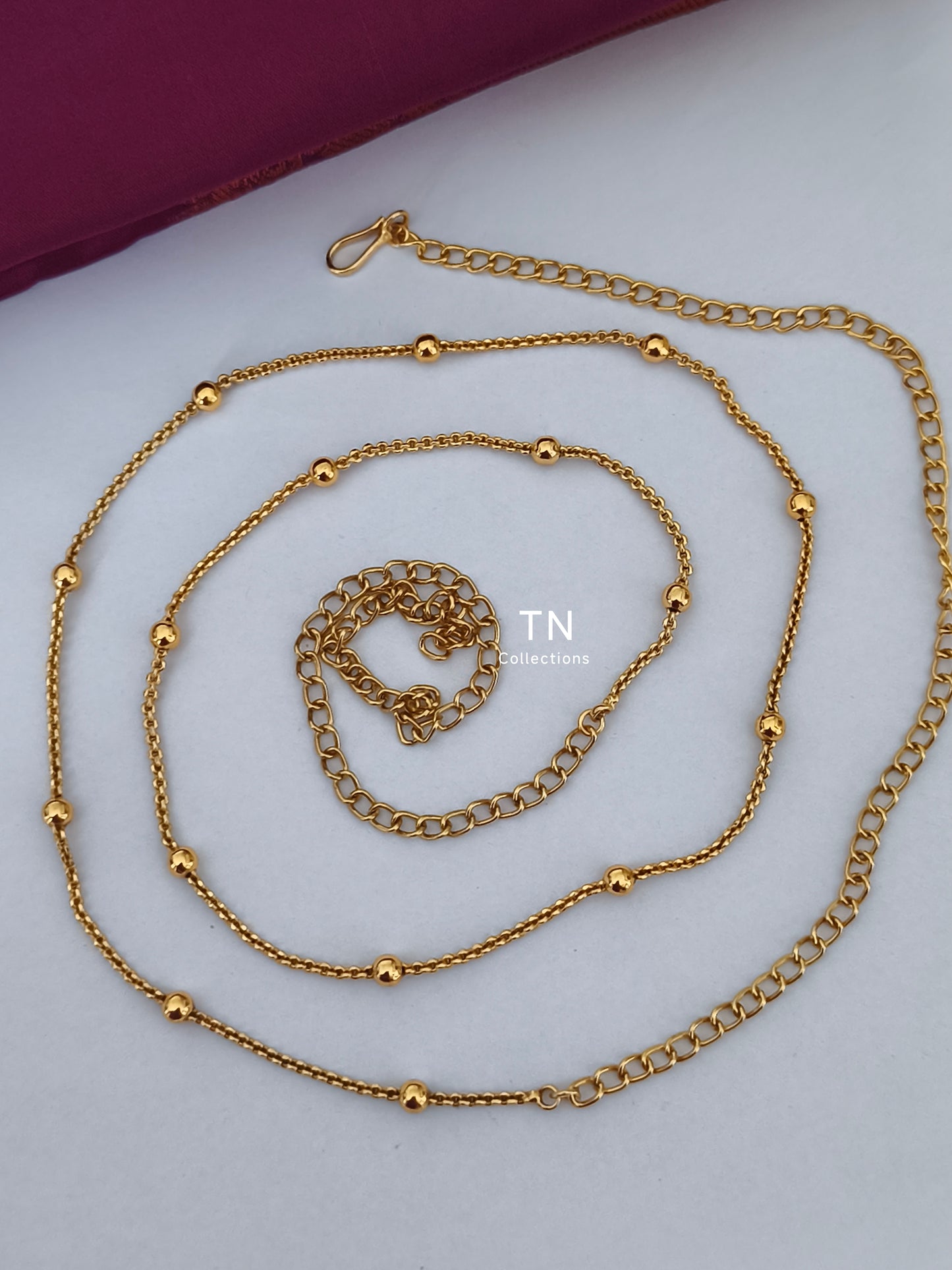 Antique Polish Simple Hip Chain