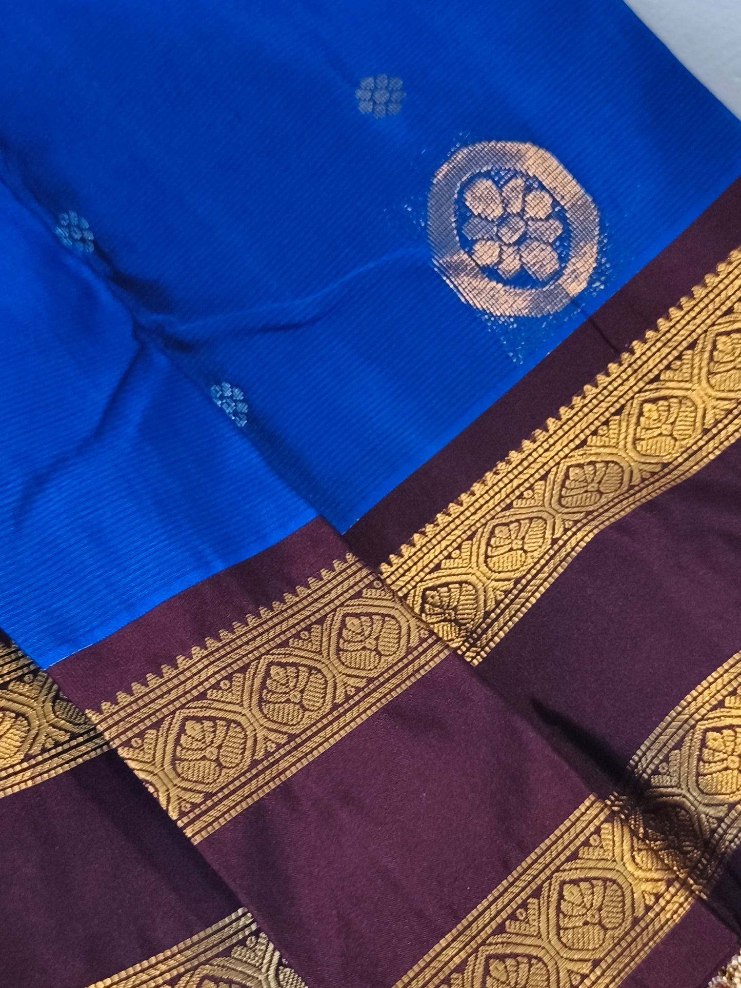Kanchi Korvai Silk saree