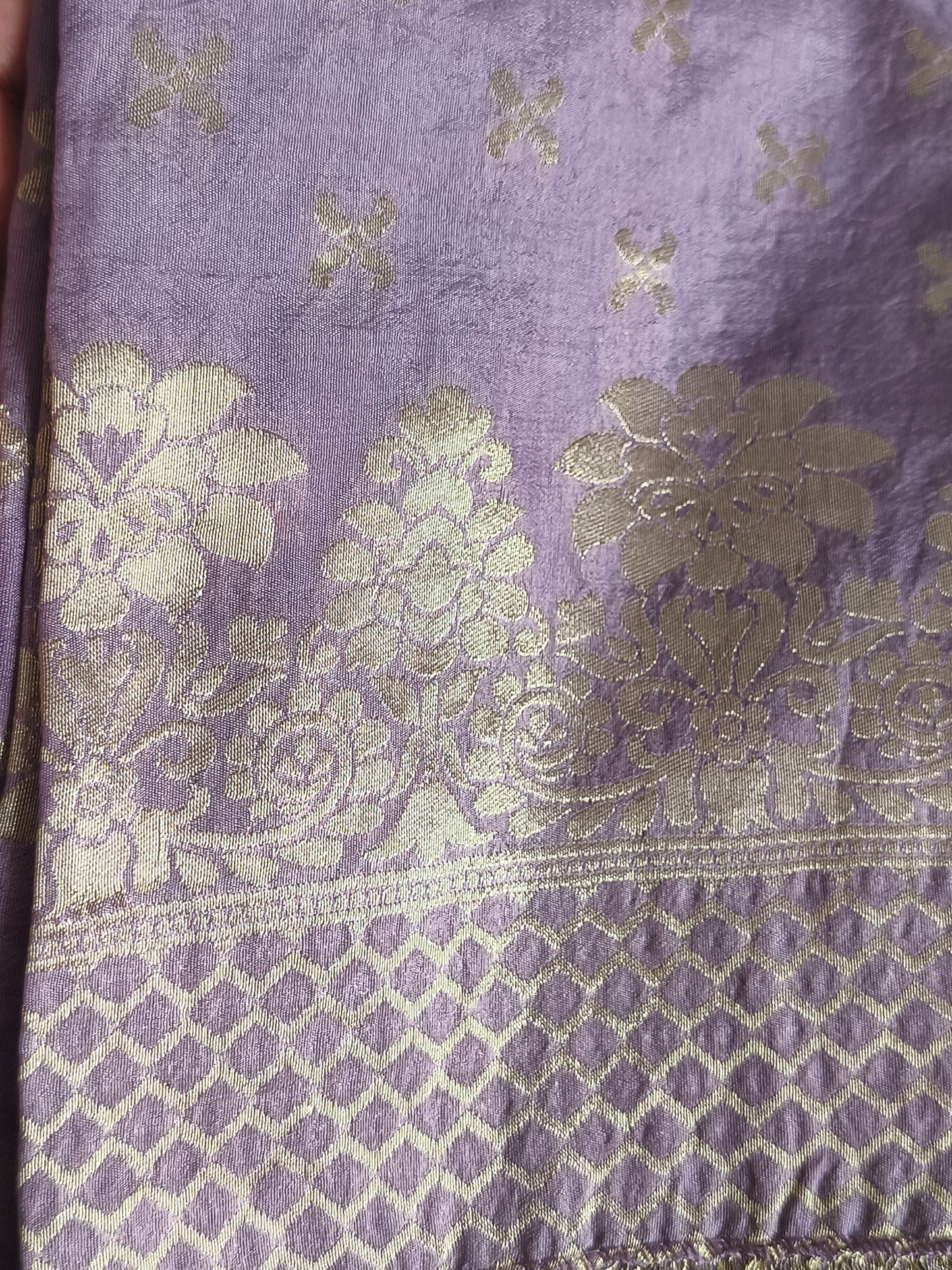 Lavender colour Readymade Shalwar